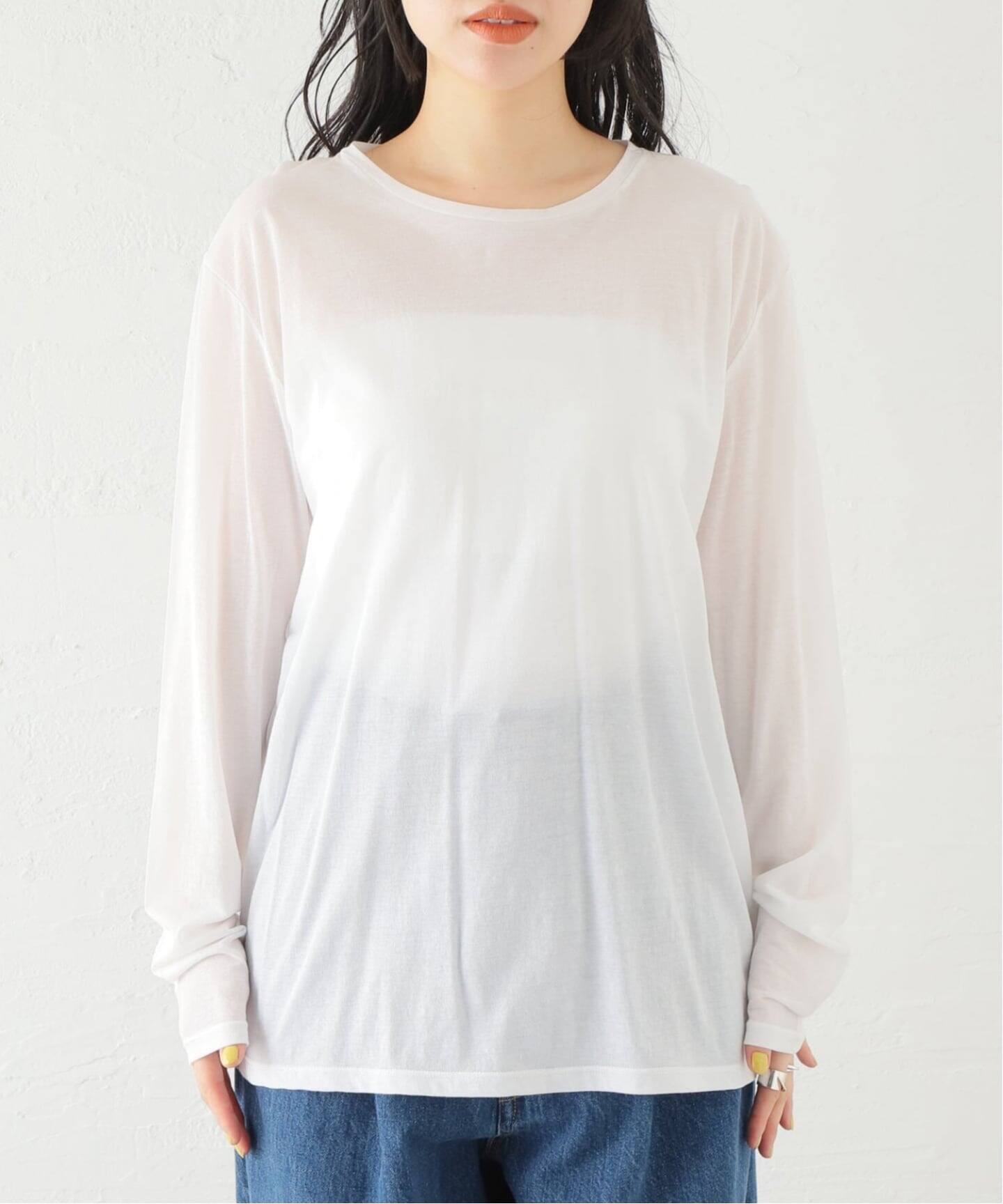 追加6》クルーネックシアーロングTシャツ（Tシャツ／カットソー