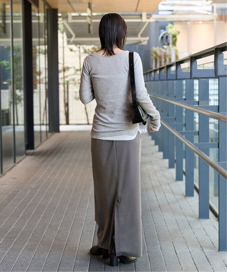 追加2》フィブリルキュプラジャージーマキシスカート（ロング・マキシ  