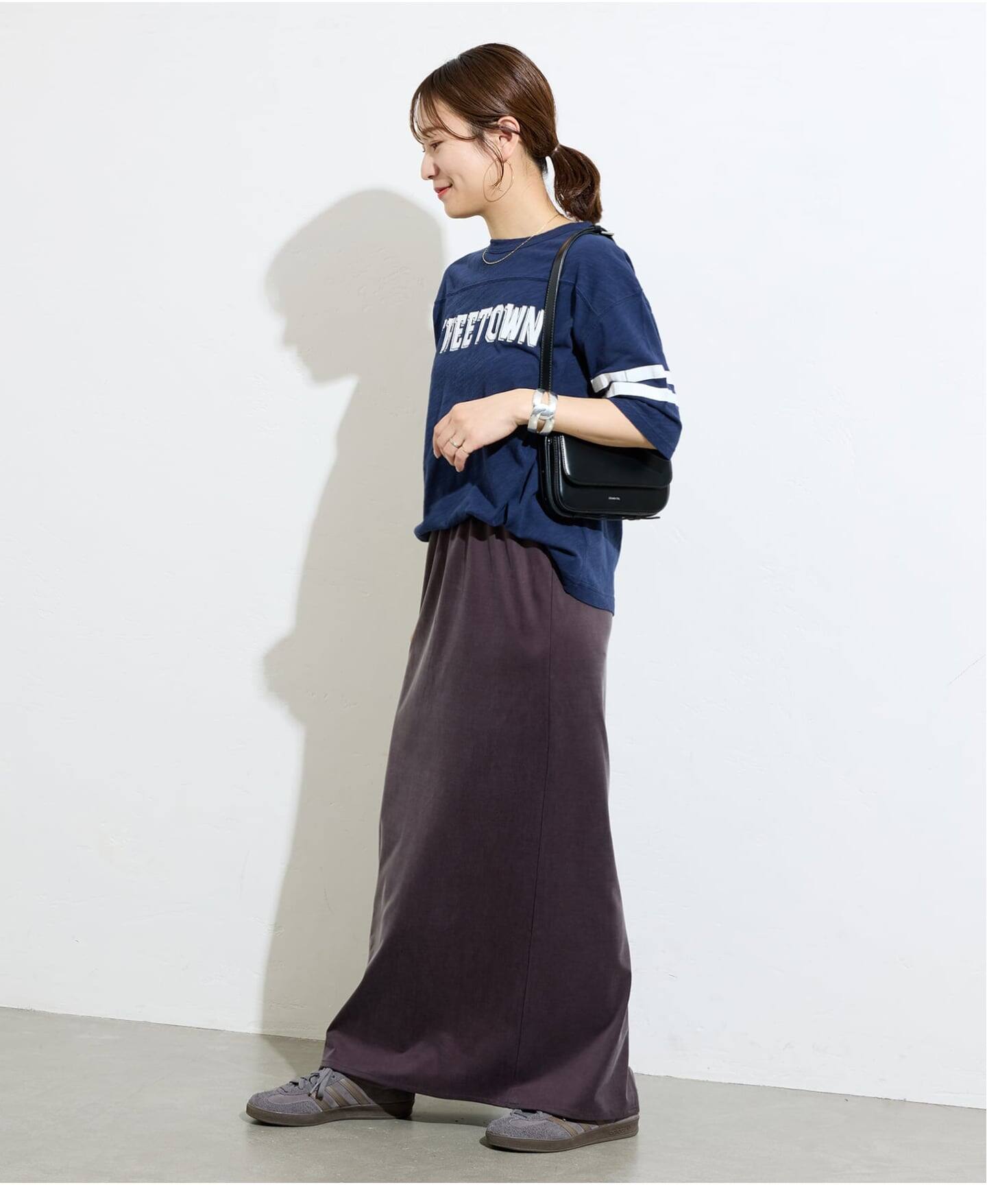 追加4》フィブリルキュプラジャージーマキシスカート（ロング・マキシ