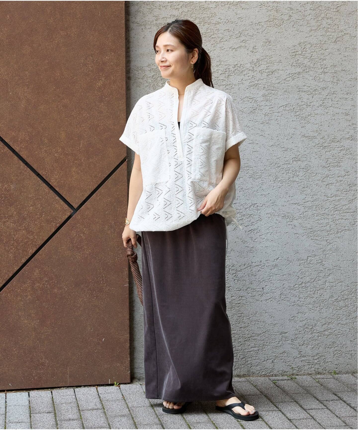 追加5》フィブリルキュプラジャージーマキシスカート（ロング・マキシ