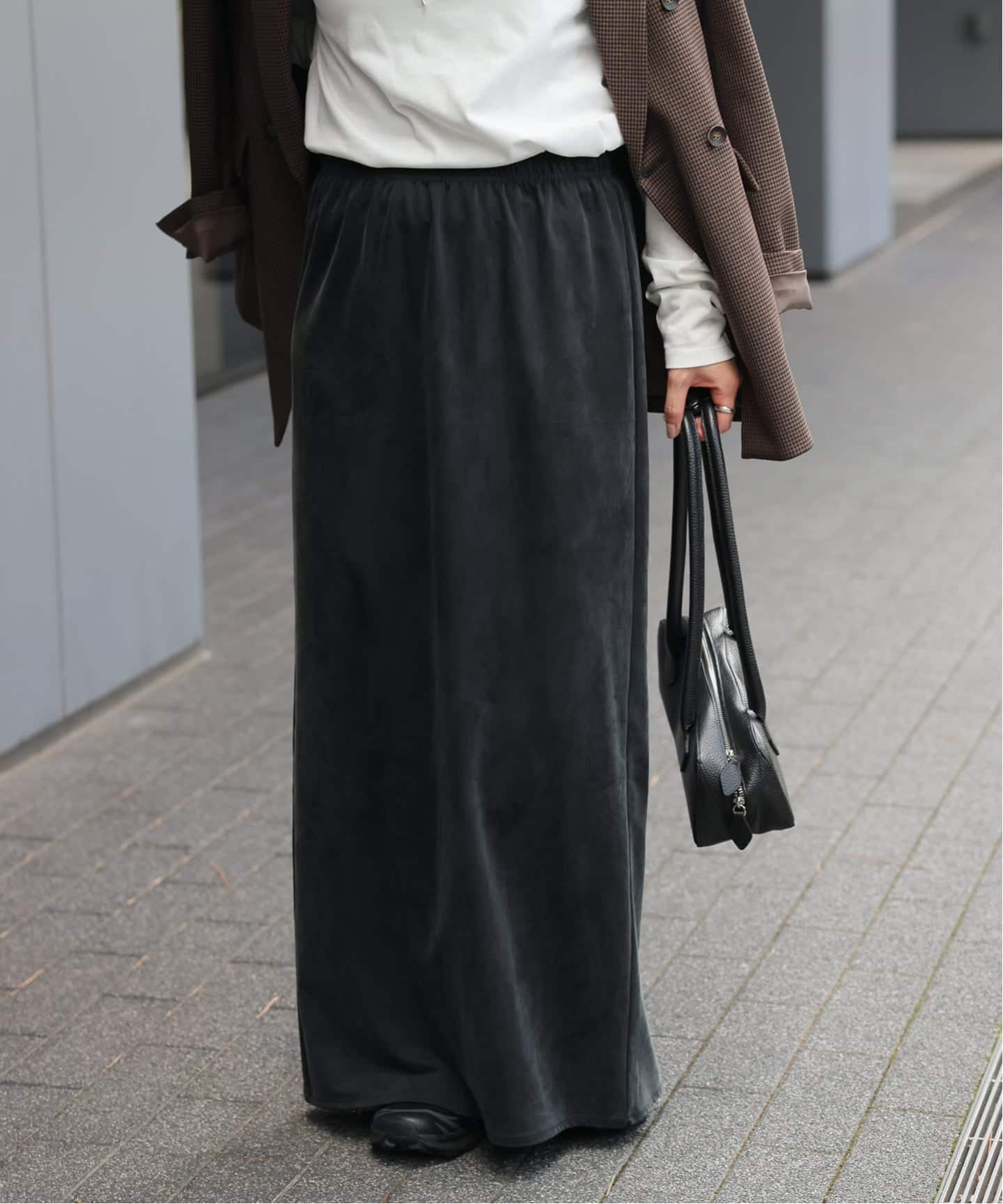 追加6》フィブリルキュプラジャージーマキシスカート（ロング・マキシ