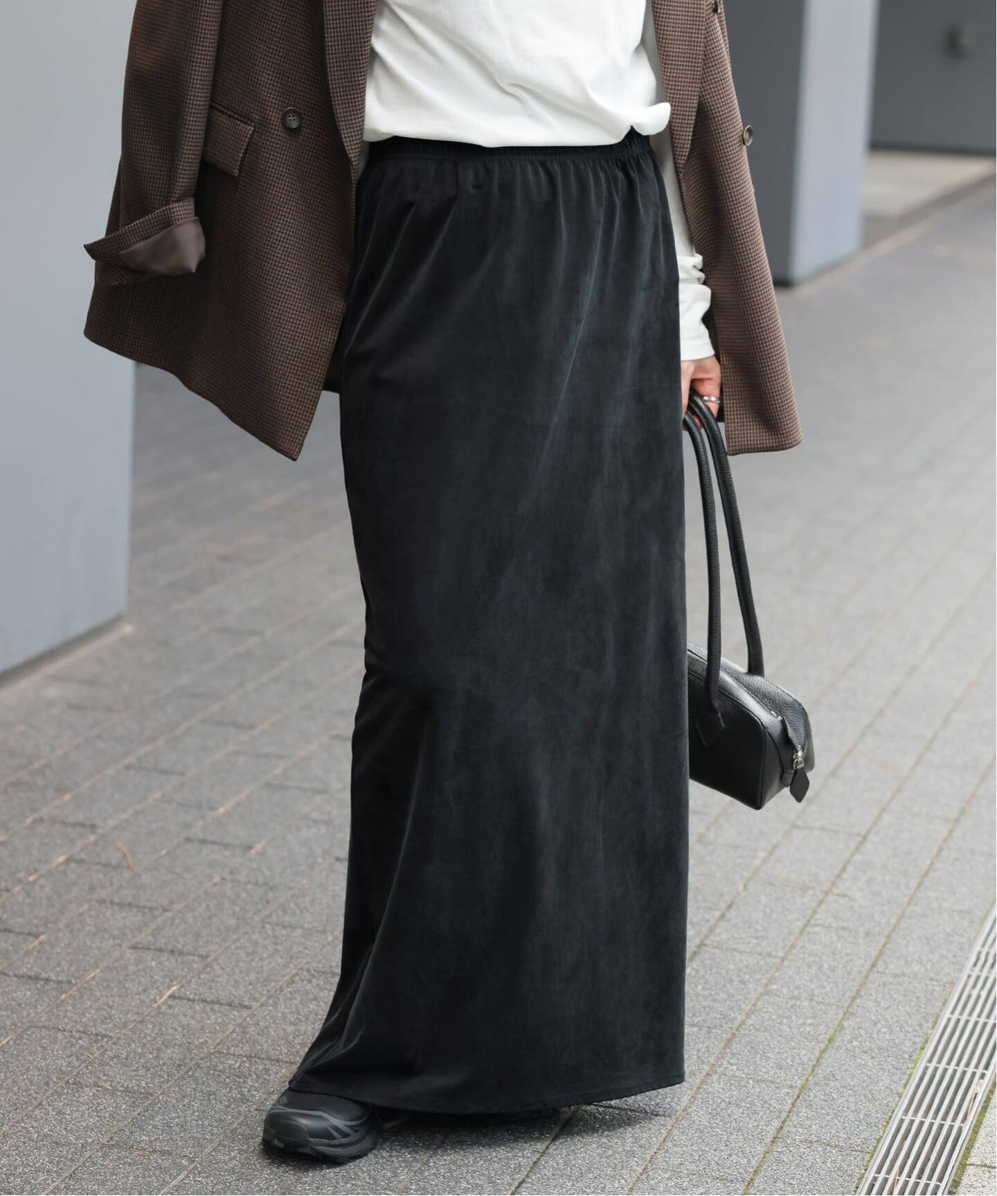 追加6》フィブリルキュプラジャージーマキシスカート（ロング・マキシ