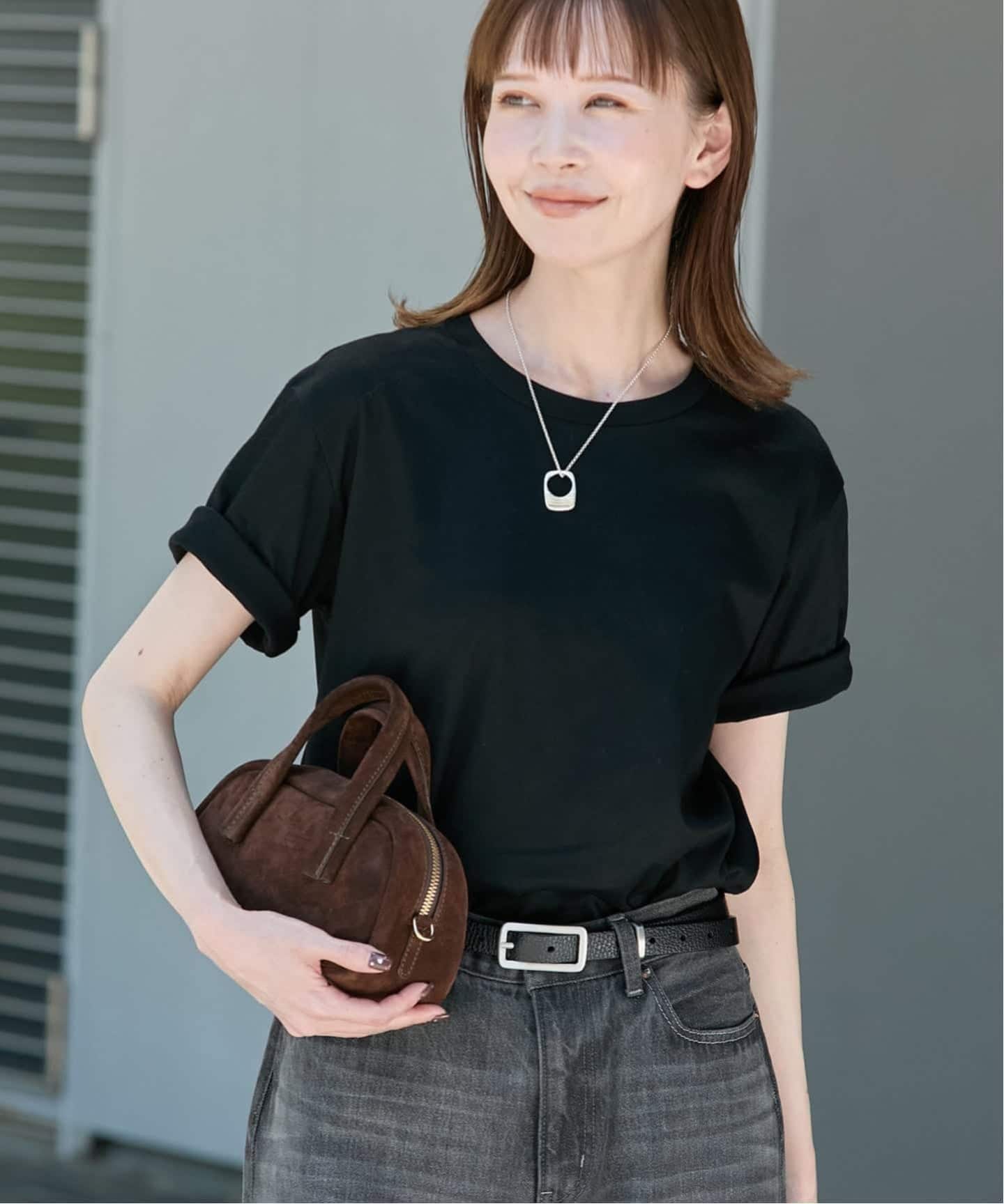 tシャツ 汗ジミ防止ナノシアハーフスリーブT レディース 追加4》汗ジミ防止ナノシアハーフスリーブT（Tシャツ