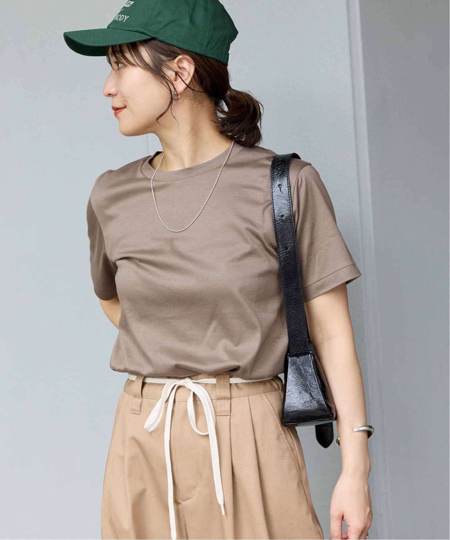 tシャツ 汗ジミ防止ナノシアハーフスリーブT レディース 追加4》汗ジミ防止ナノシアハーフスリーブT（Tシャツ