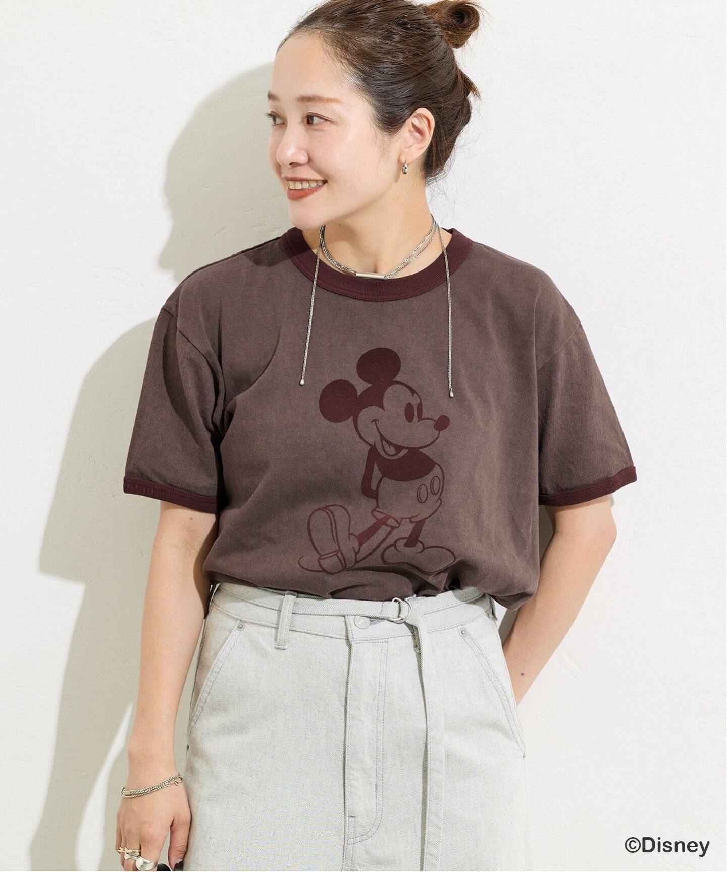 【レア】別注 ジャーナルスタンダード ウェスタン ミッキー Tシャツ リンガー レア】別注 ジャーナルスタンダード ウェスタン ミッキー T