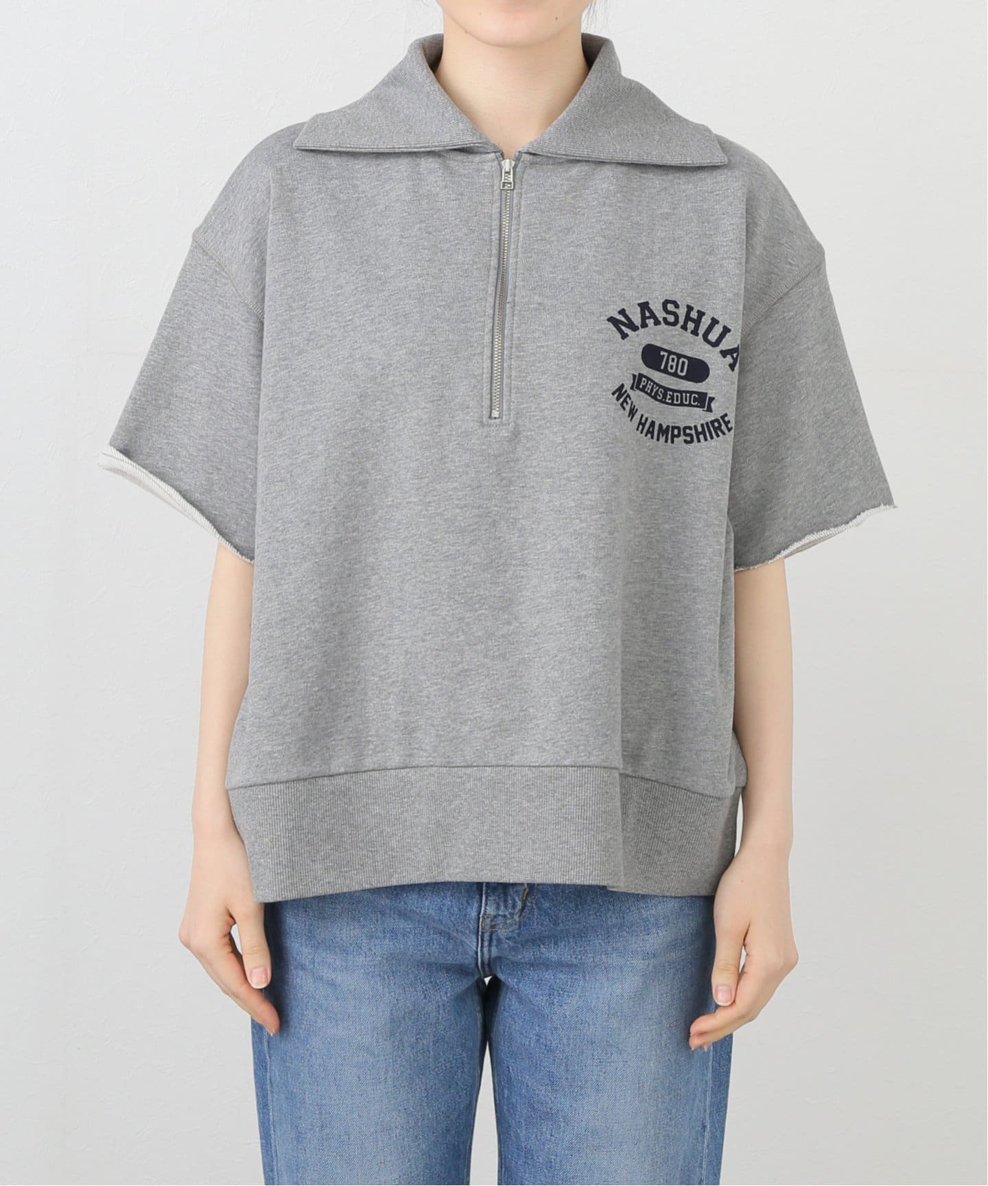 美品●STAMMBAUM PRINT SWEAT● 楽天市場】kha:ki カーキ プリント ダメージ スウェットシャツ