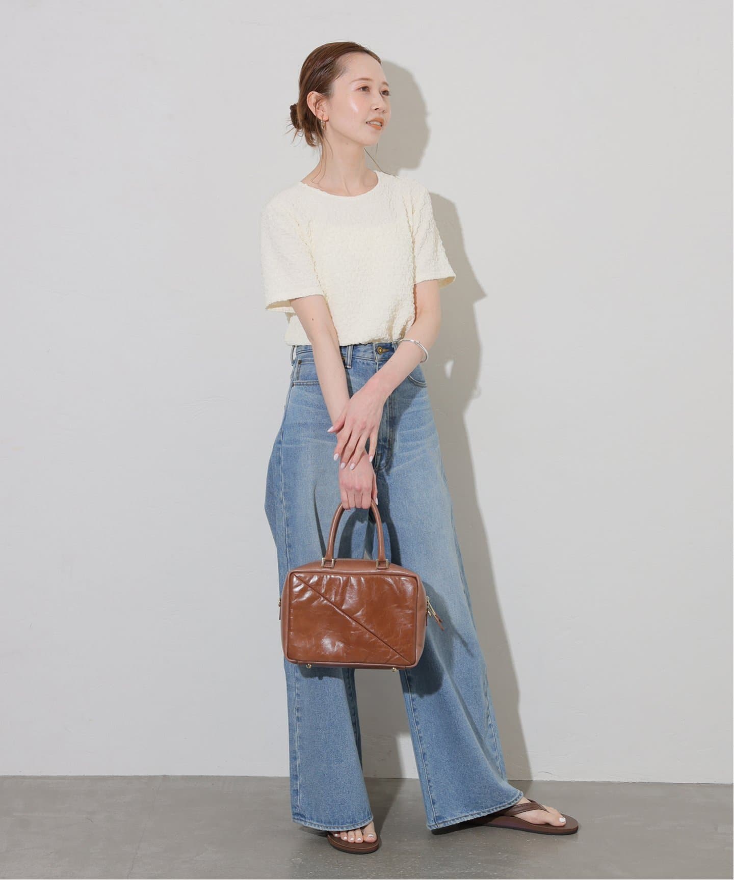 tシャツ シャーリングフィットTEE レディース シャーリングフィットTEE（Tシャツ／カットソー）｜JOURNAL