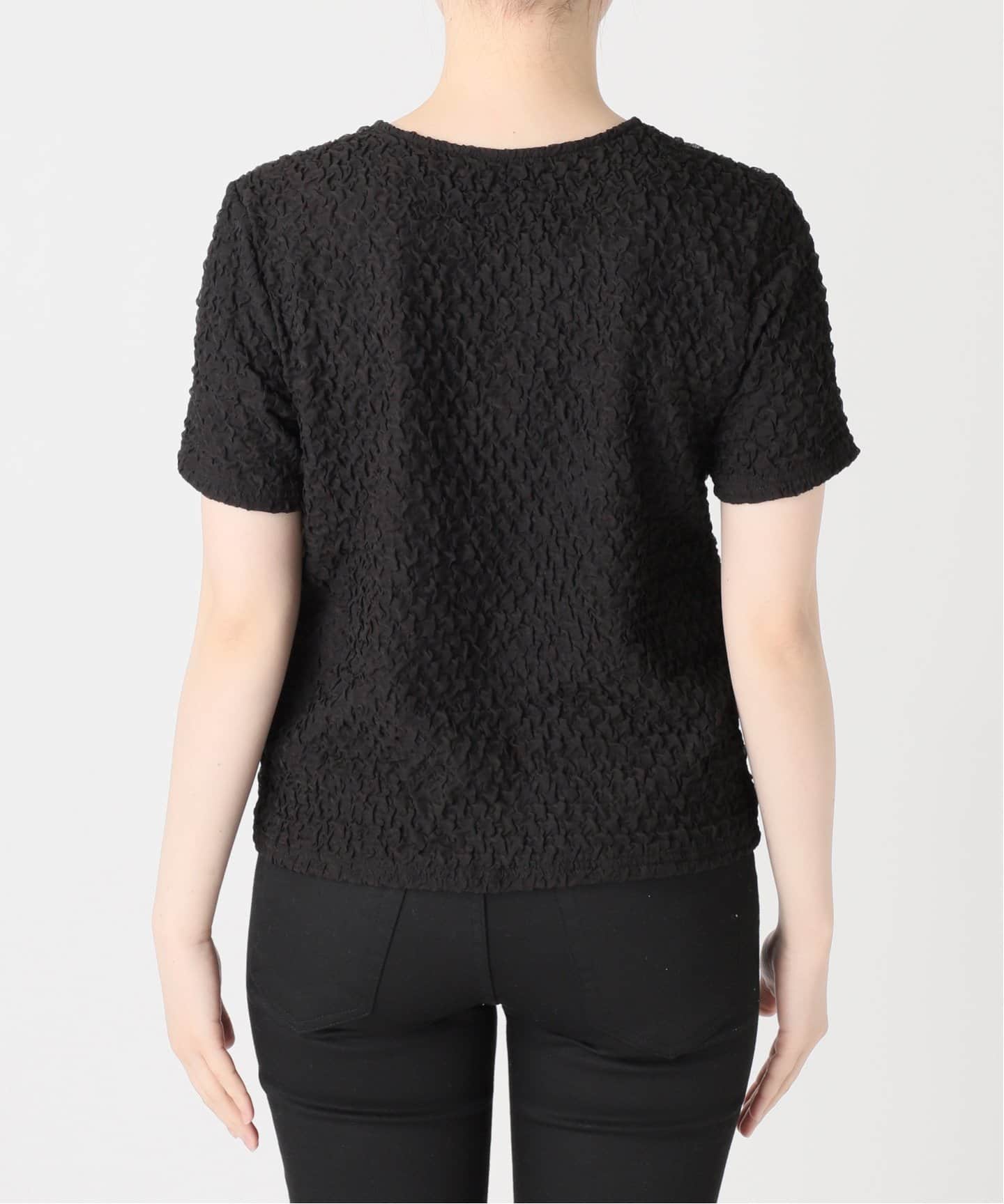 新品 ジャーナルスタンダード シャーリングTシャツ ブラックA JOURNAL STANDARD tシャツ 「追加」シャーリングTシャツ