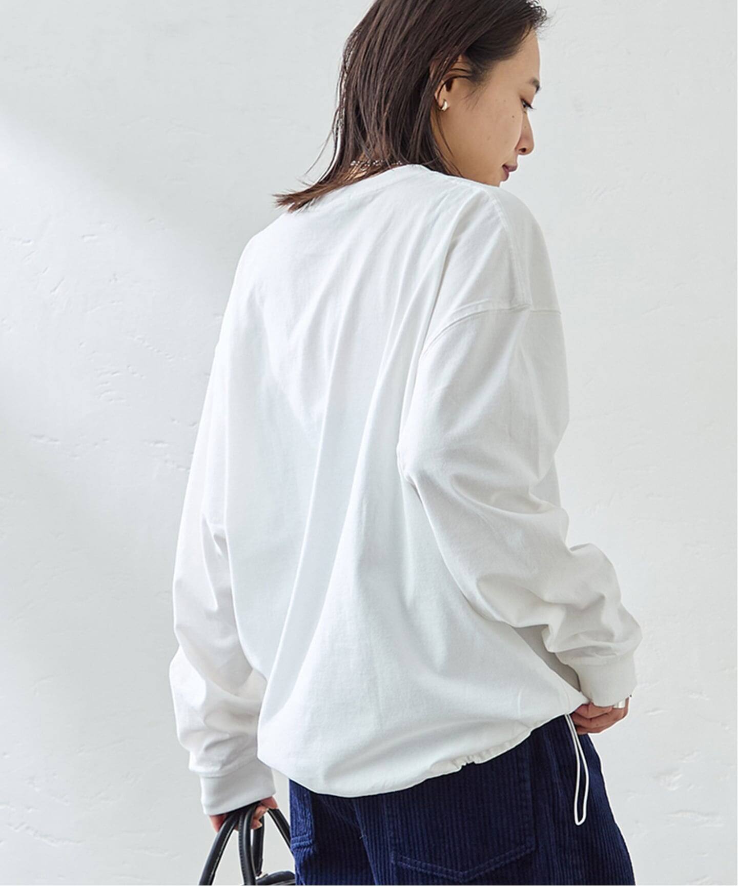 追加2》シャーリングロングスリーブTシャツ（Tシャツ／カットソー