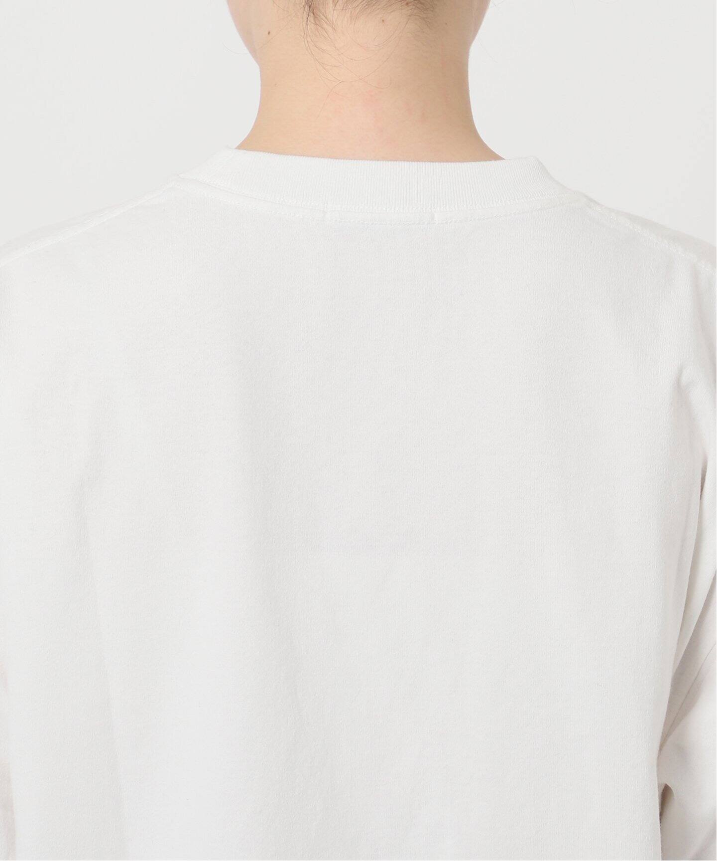 JOURNAL STANDARD - JOURNAL STANDARD コットン ロングスリーブTシャツ ホワイト THE POLICE ロングスリーブTシャツ（Tシャツ／カットソー