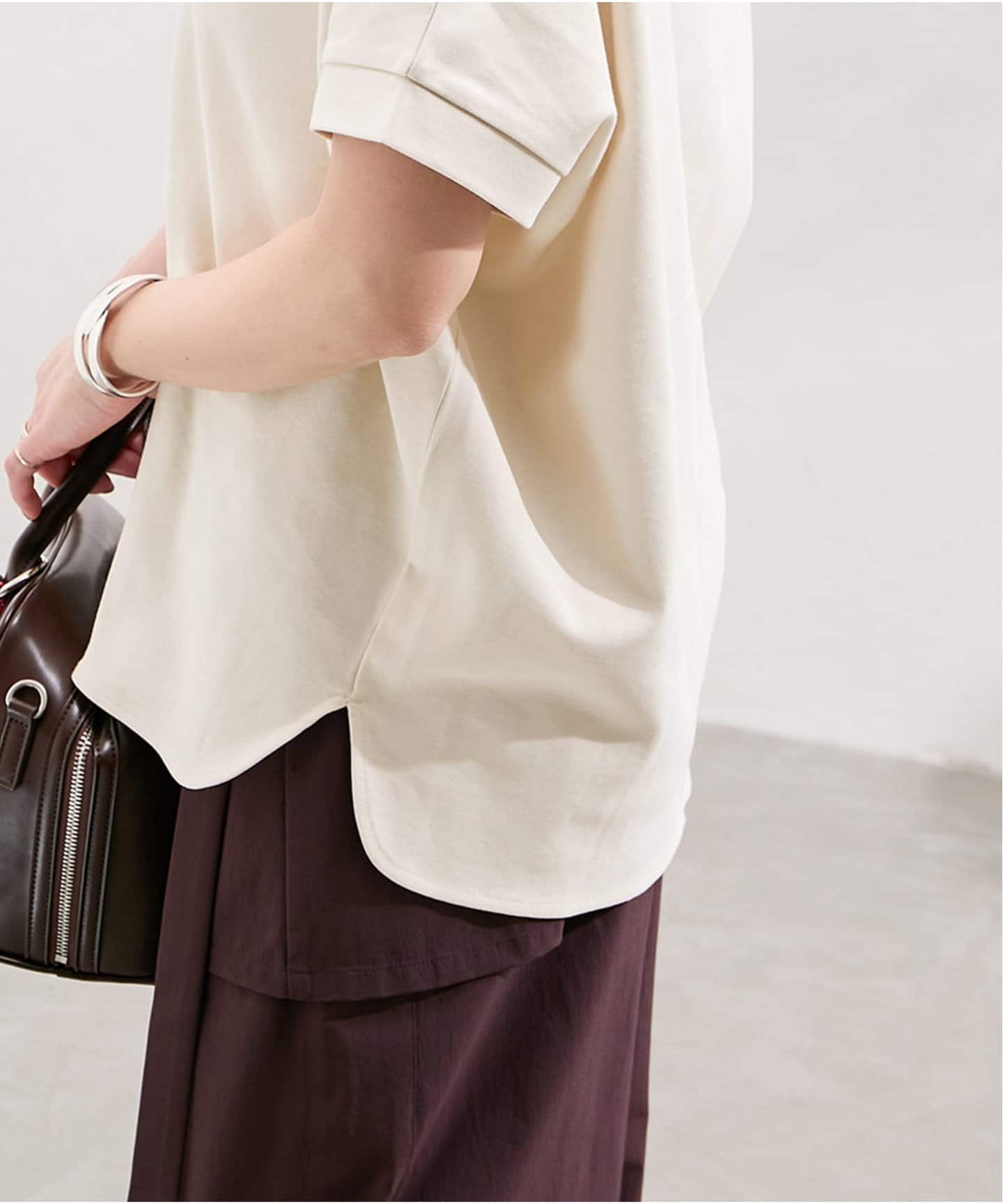JOURNAL STANDARD (ジャーナルスタンダード) ☆☆ ② 25070400918020 抗菌防臭ドライポンチスキッパー  レディース ベージュ FREE 抗菌防臭ドライポンチスキッパー（Tシャツ／カットソー）｜JOURNAL