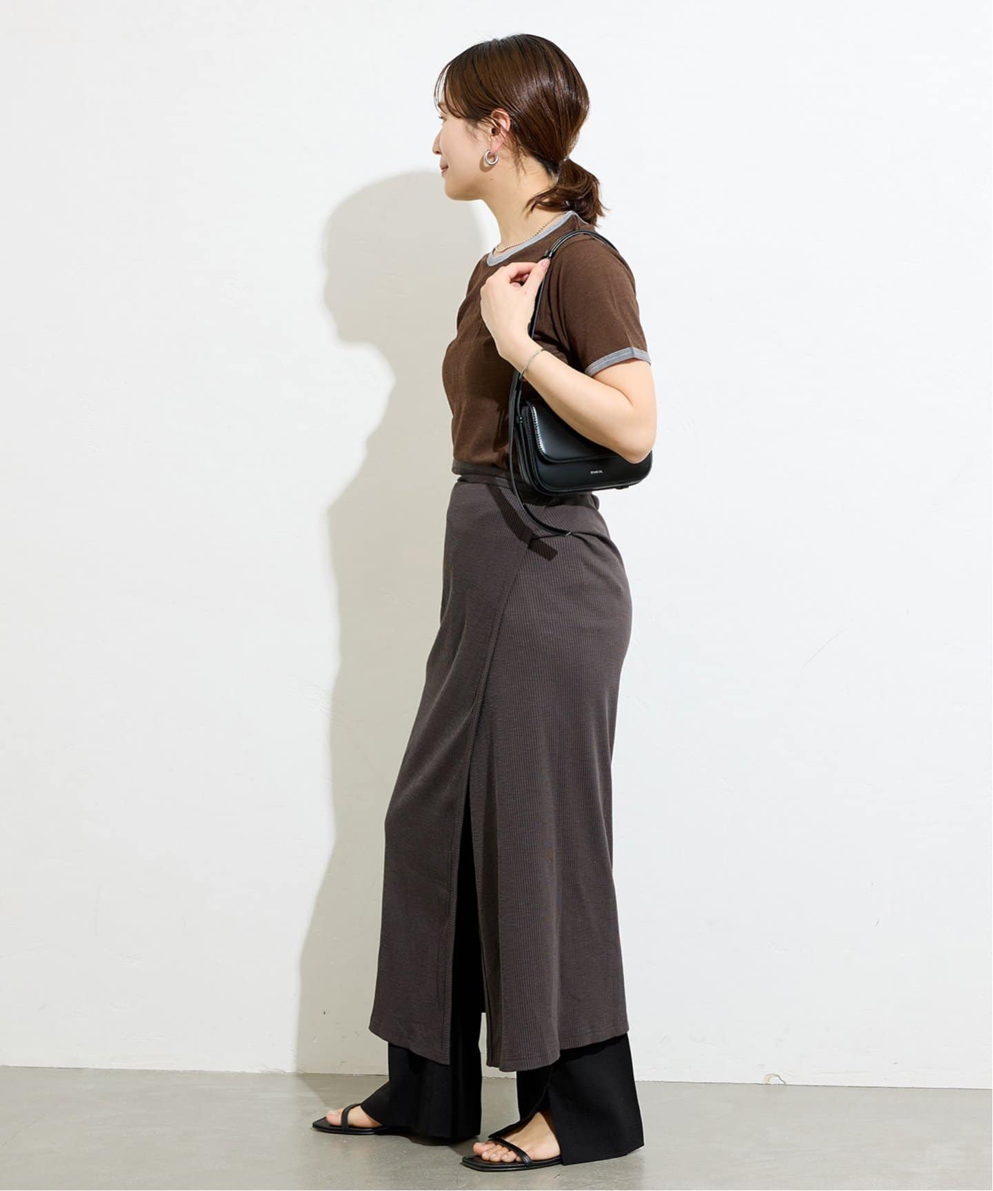 【JOURNAL STANDARD】シックTRラップスカート Black JOURNAL STANDARD】シックTRラップスカート Black - メルカリ