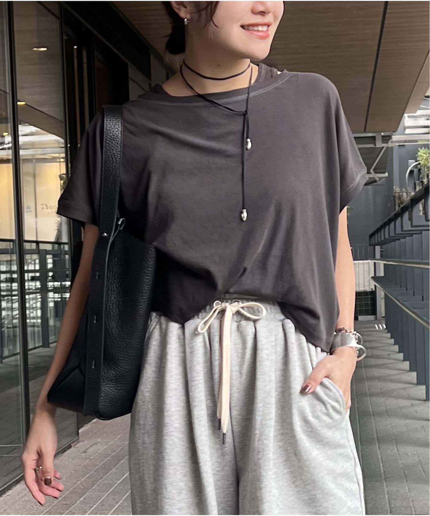 tシャツ マルチマッチシアーショートプルオーバー レディース マルチマッチシアーショートプルオーバー（Tシャツ／カットソー