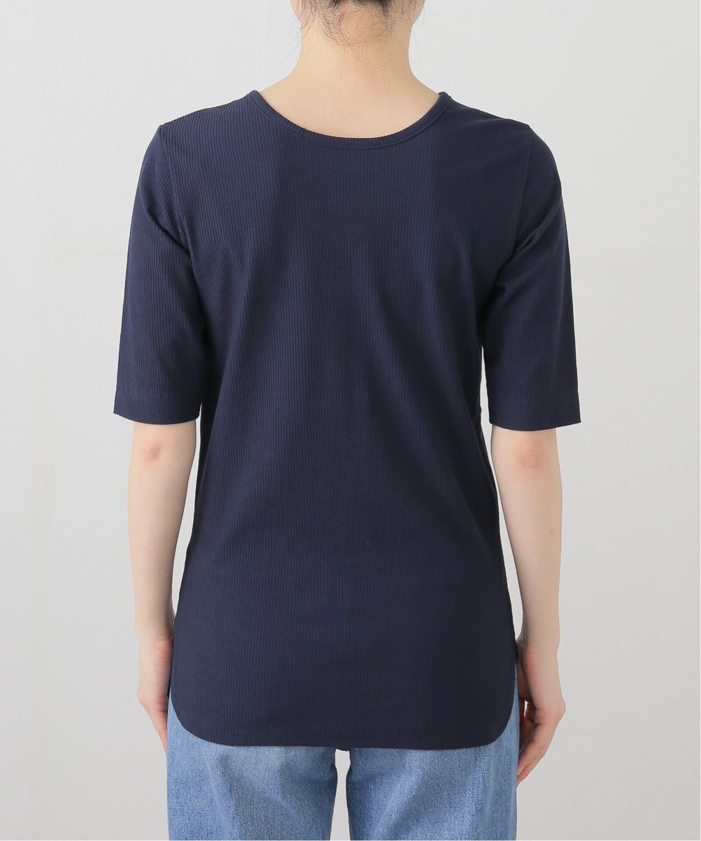 tシャツ ハイツイストテレコヘンリーハーフスリーブ レディース セール】ハイツイストテレコヘンリーハーフスリーブ（Tシャツ