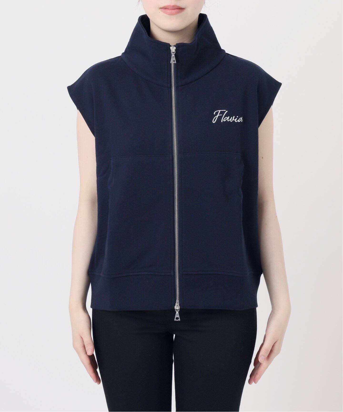 ジャーナル スタンダード ダブル ジップ ベスト 新品 未使用 タグ付 OE裏毛ダブルジップベスト（ベスト）｜JOURNAL STANDARD（ジャーナル