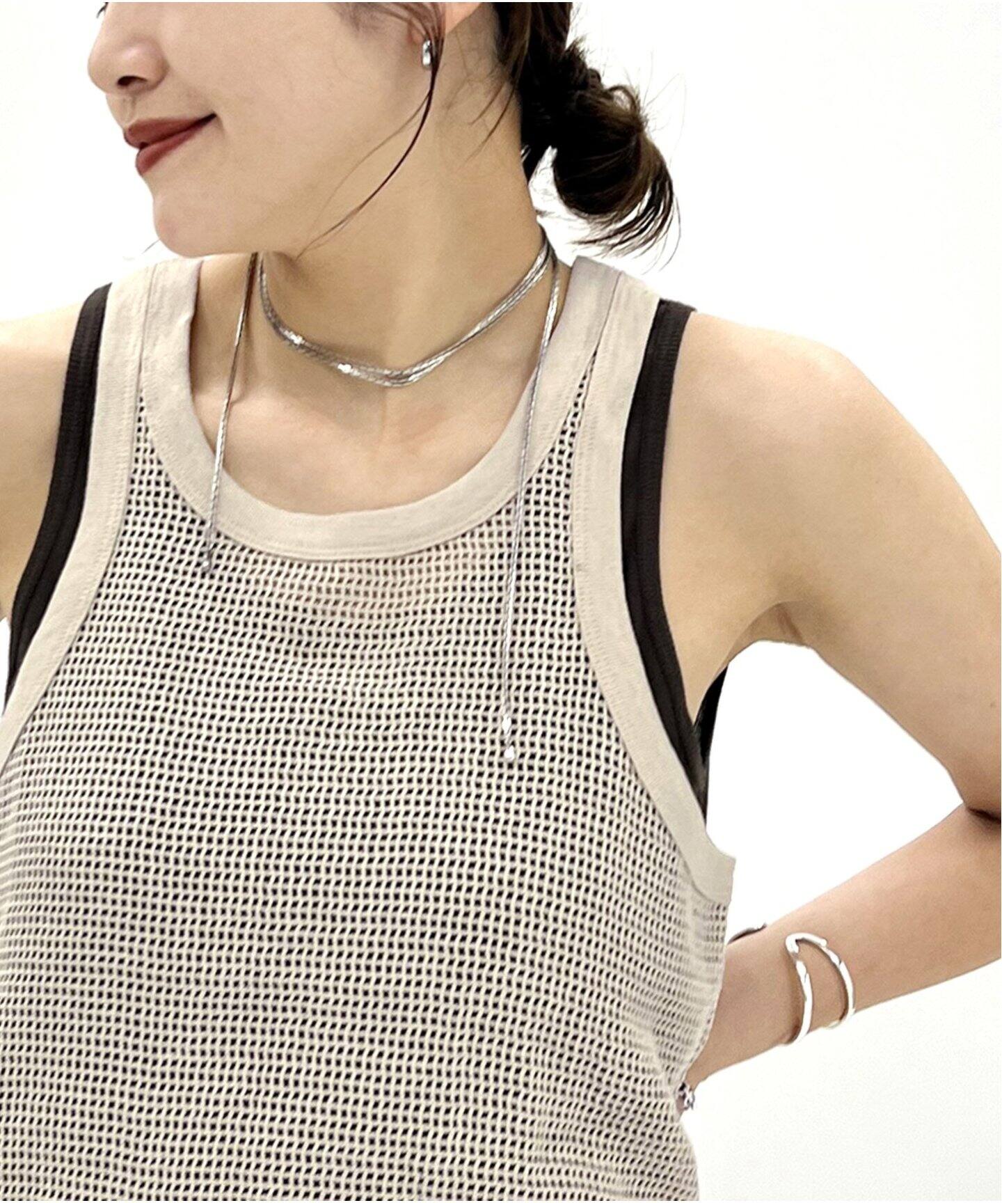 Euro vintage メッシュ　ノースリーブ EURO VINTAGE◇LE MOUSQUETAIRE⁄ジャケット⁄-⁄-⁄IDG