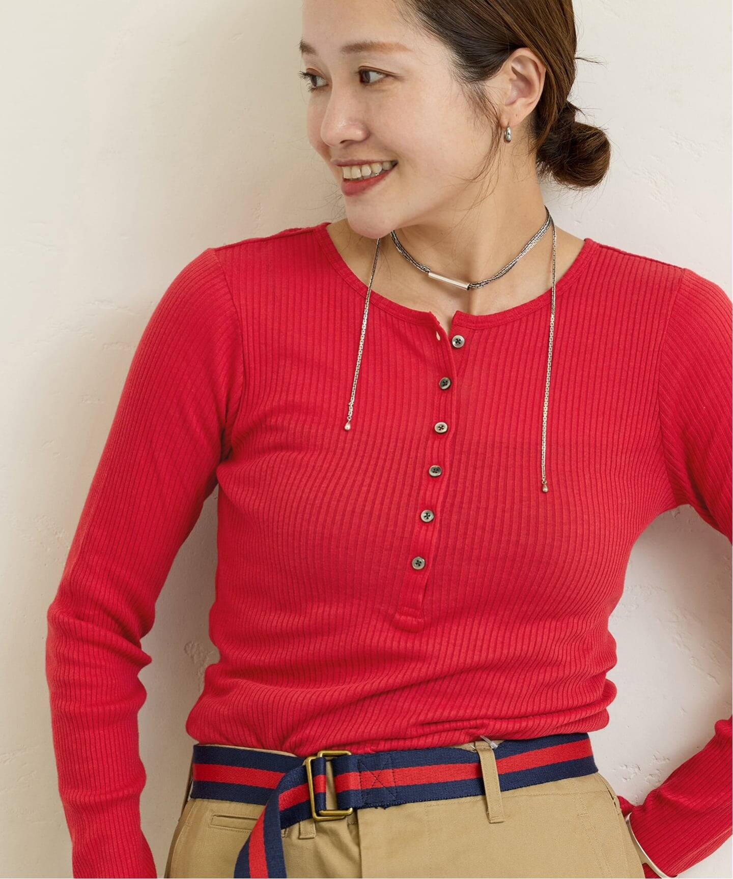 追加2》シアーテレコヘンリーネックプルオーバー（Tシャツ／カットソー