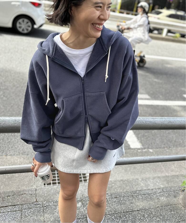 CHAMPION×JOURNAL STANDARD】by HOLIDAY REVERSE WEAVE ZIP HOODI 