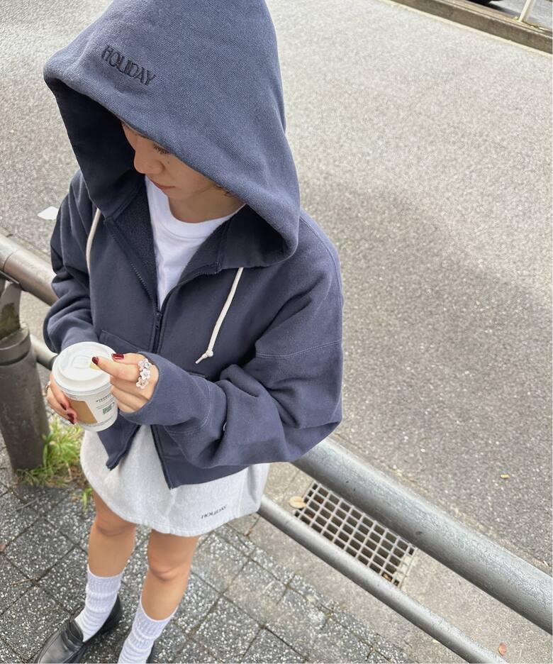 CHAMPION×JOURNAL STANDARD】by HOLIDAY REVERSE WEAVE ZIP HOODI 