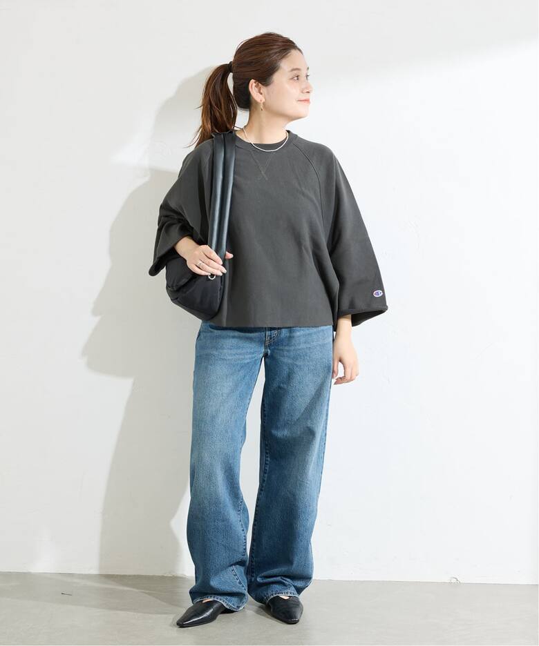 別注【CHAMPION/チャンピオン】カットオフ バックロゴスウェット 