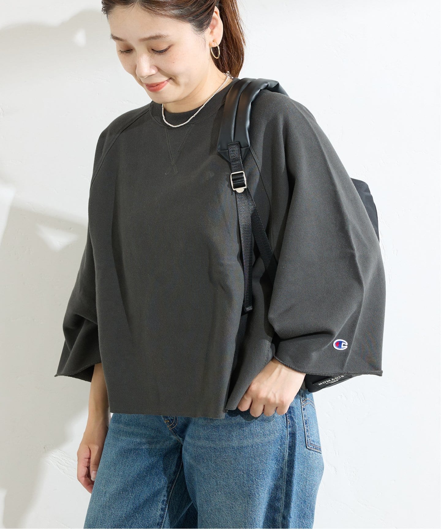 予約》別注【CHAMPION/チャンピオン】カットオフ バックロゴ