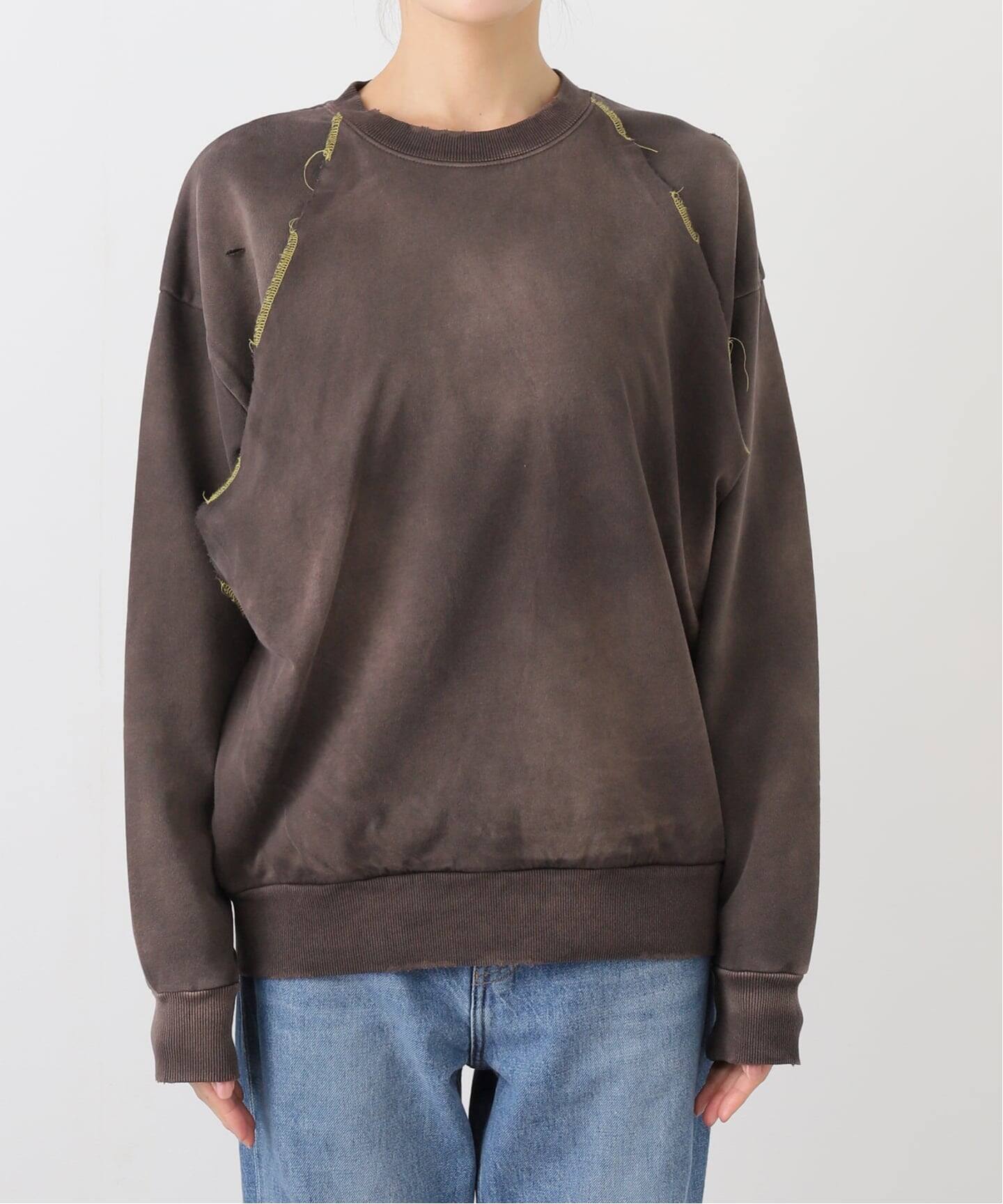 LAYAS/レイヤーズ】 ダメージフウスウェット（スウェット）｜JOURNAL