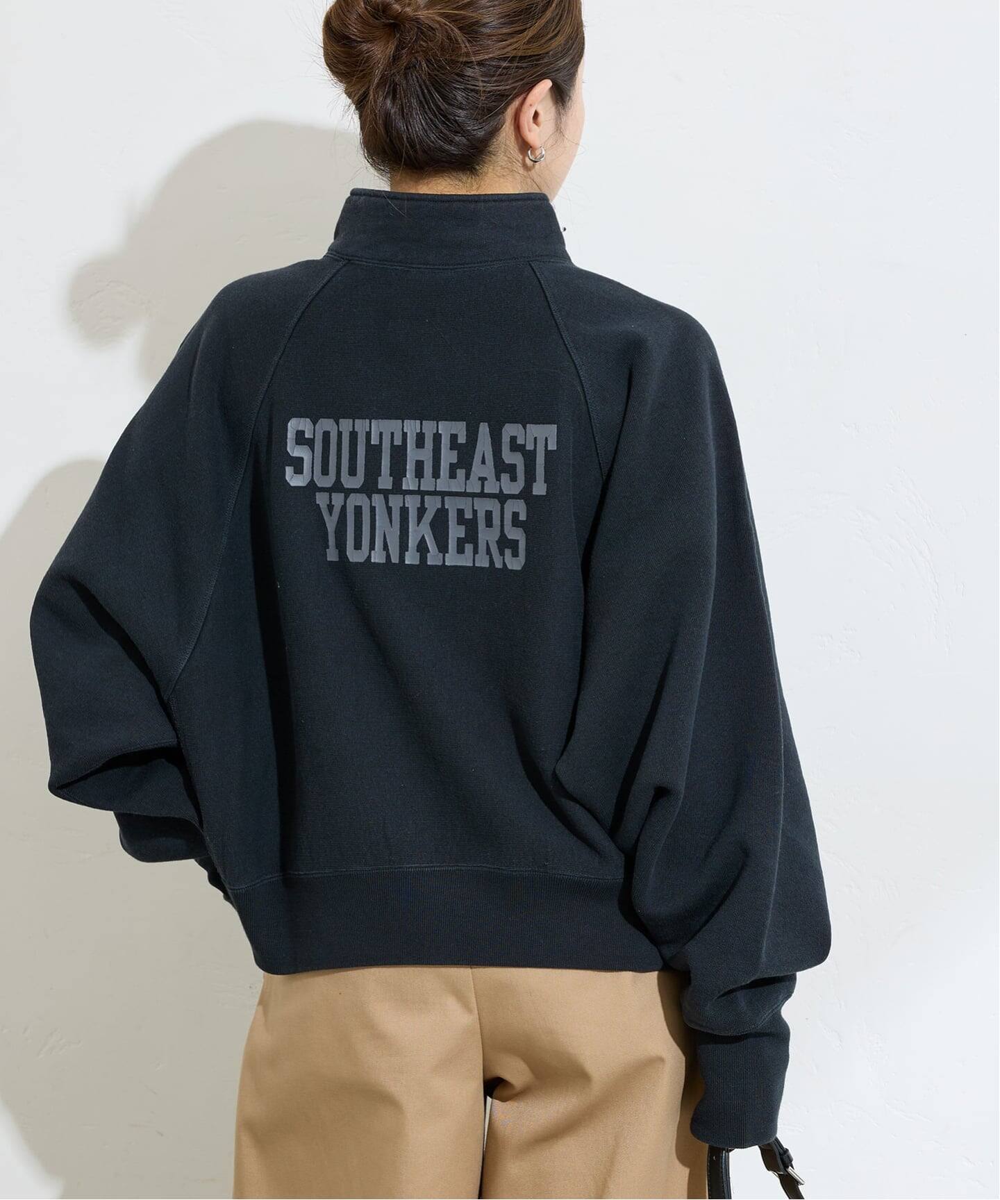 Champion × JS 別注 ハーフジップ スウェット XL Champion × JS by SUPER MARKET】別注 ハーフジップ スウェット