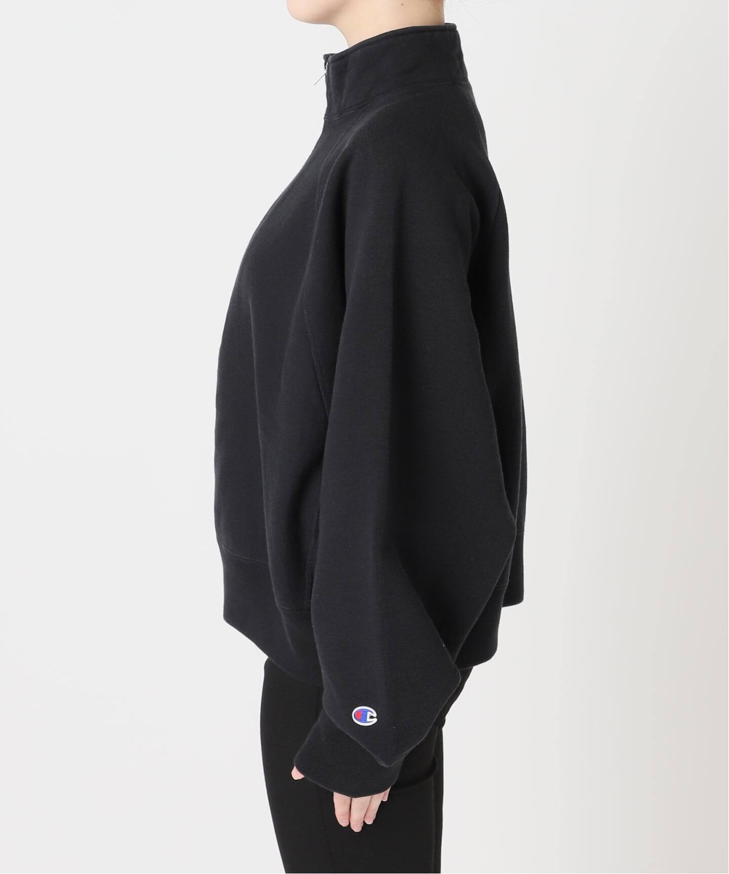 champion チャンピオン スウェット ハーフジップ M エンジ ブラック Champion トレーナー スウェット 「Champion/チャンピオン