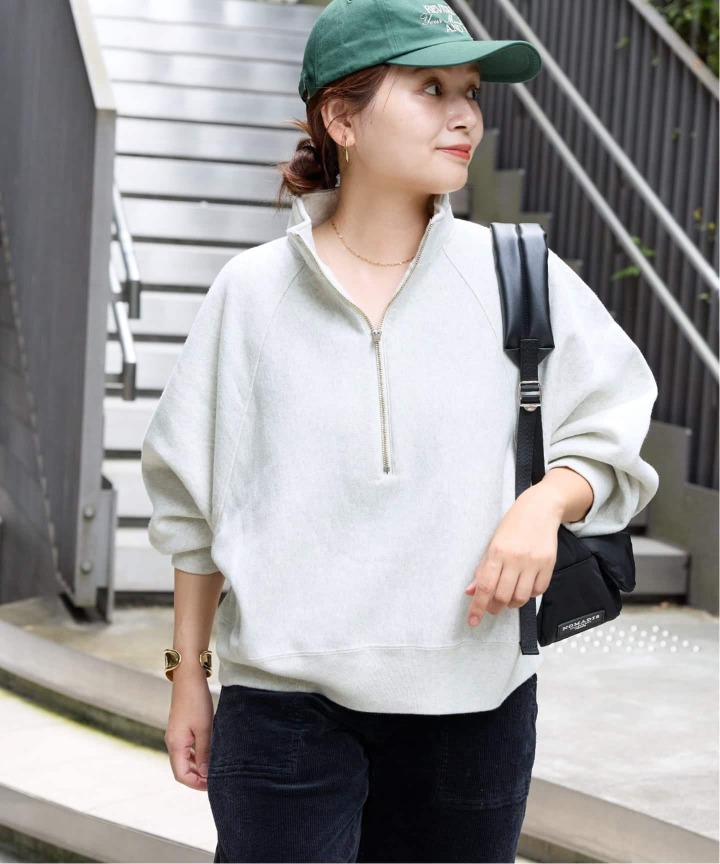 予約》別注【CHAMPION/チャンピオン】for JS ハーフジップ