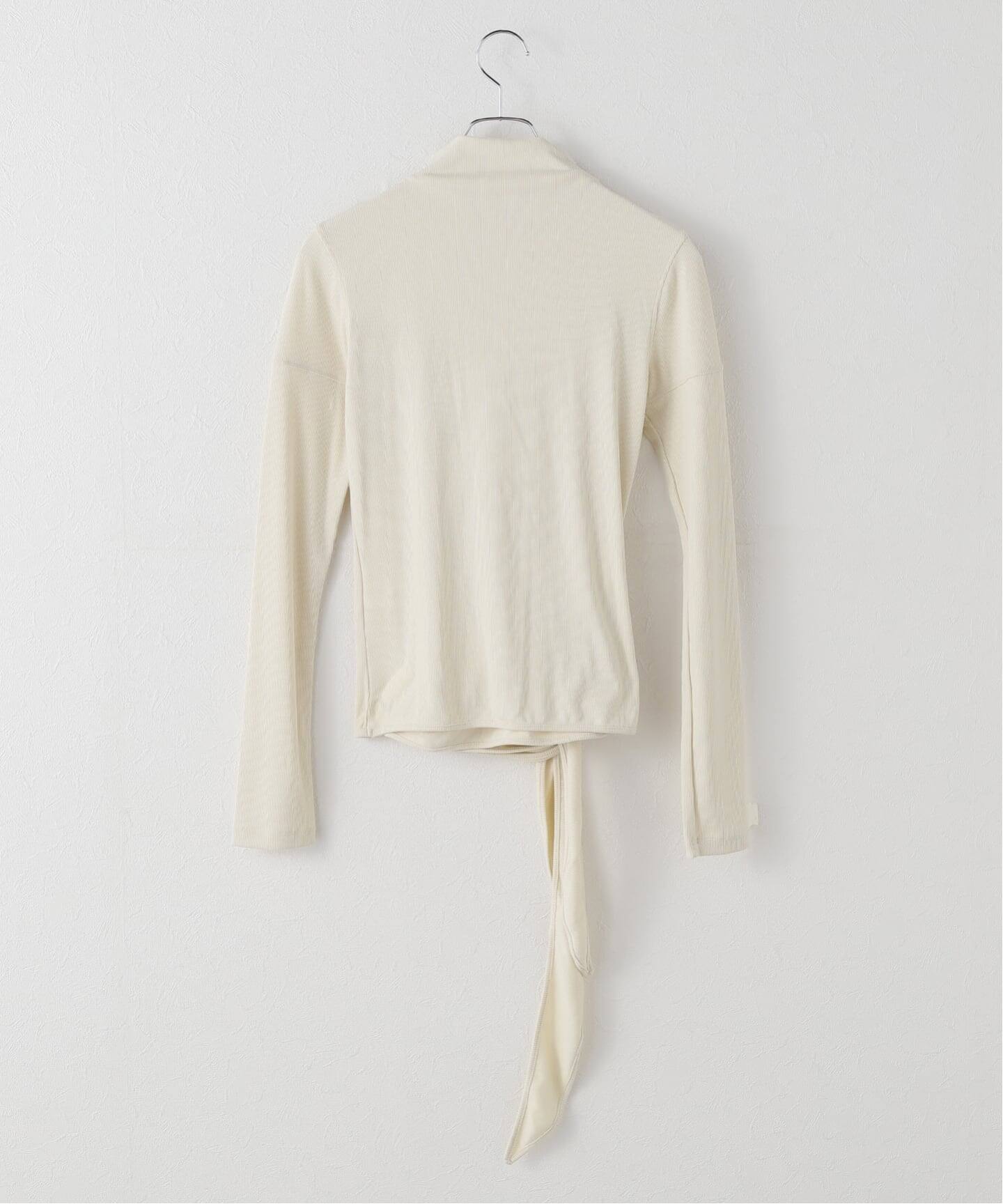 LOW CLASSIC/ロウ・クラシック】 BUTTON UP WRAP T SHIRT（Tシャツ