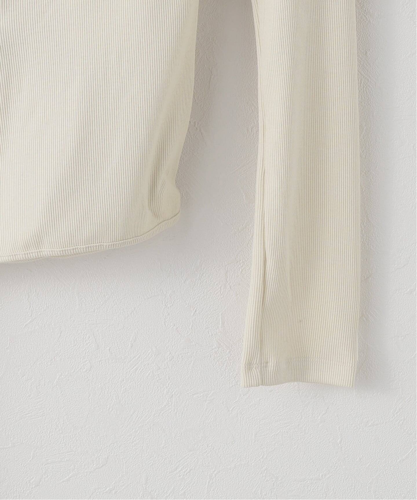 ロウ クラシック LOW CLASSIC BUTTON UP WRAP T-SHIRT ハイネック 長袖 衣料品 トップス レーヨン ポリエステル レディース アイボリー系 LW253TS04 【中古】 ロウ クラシック LOW CLASSIC BUTTON UP WRAP T-SHIRT ハイネック 長袖