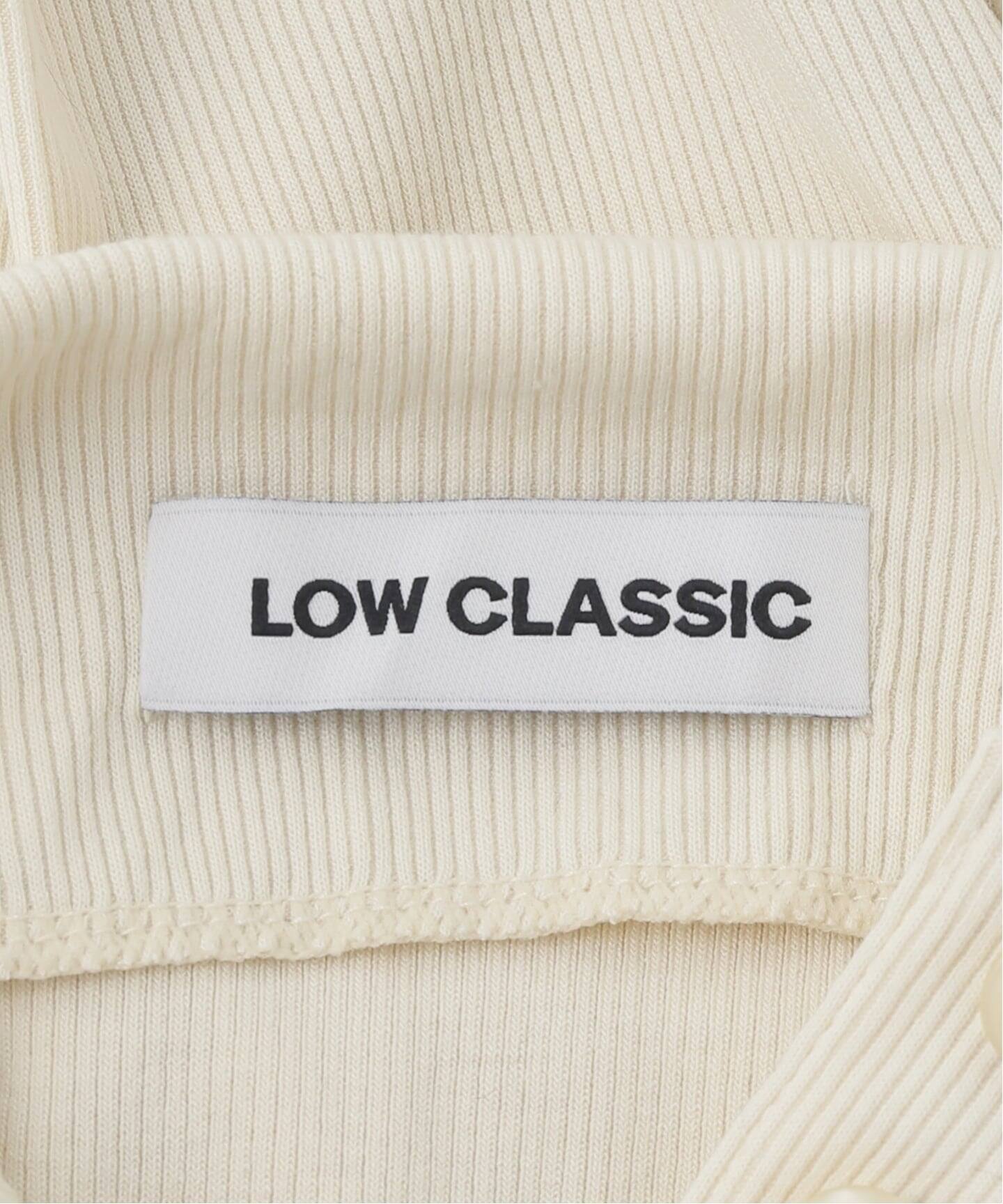 LOW CLASSIC/ロウ・クラシック】 BUTTON UP WRAP T SHIRT（Tシャツ