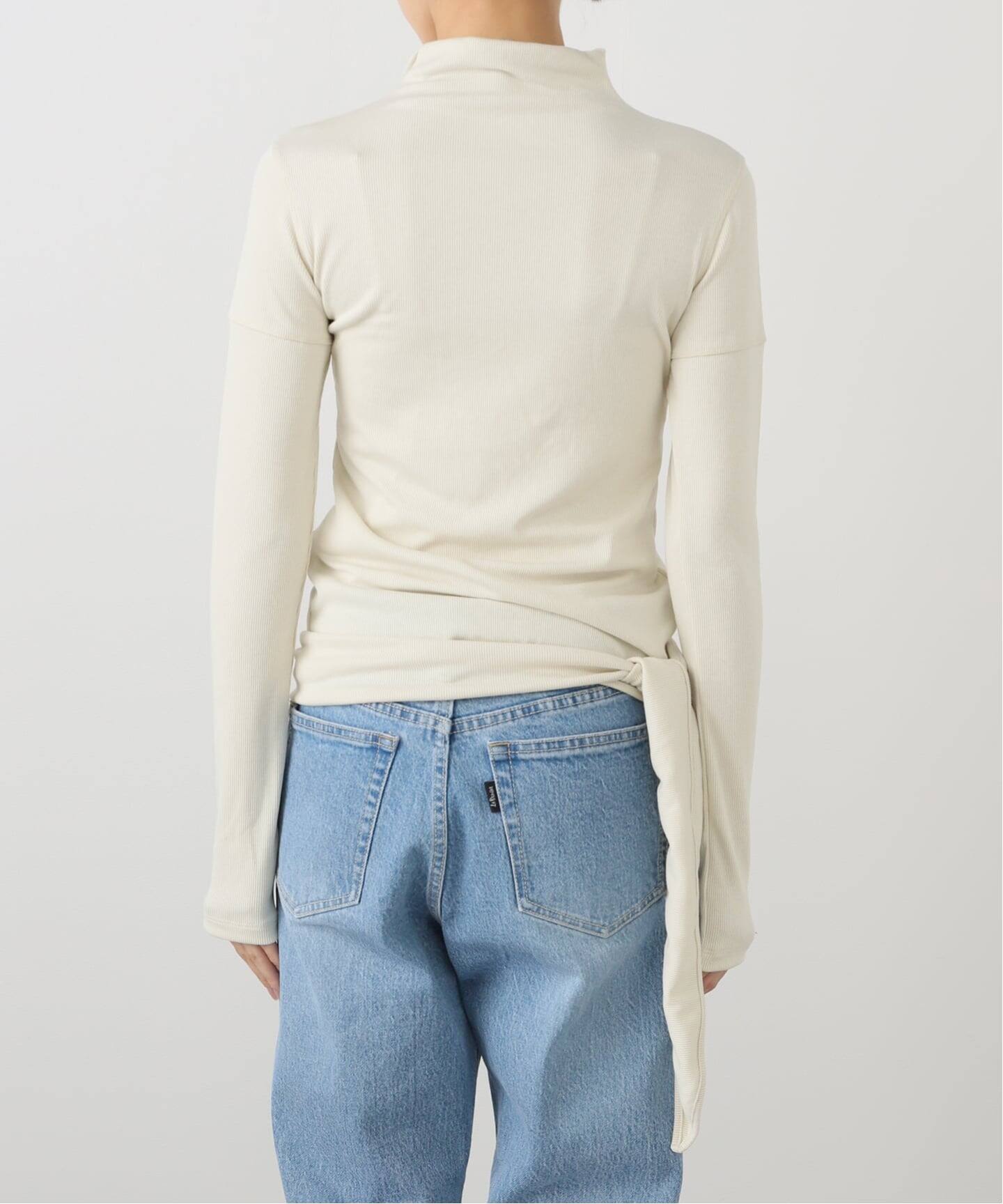 LOW CLASSIC/ロウ・クラシック】 BUTTON UP WRAP T SHIRT（Tシャツ