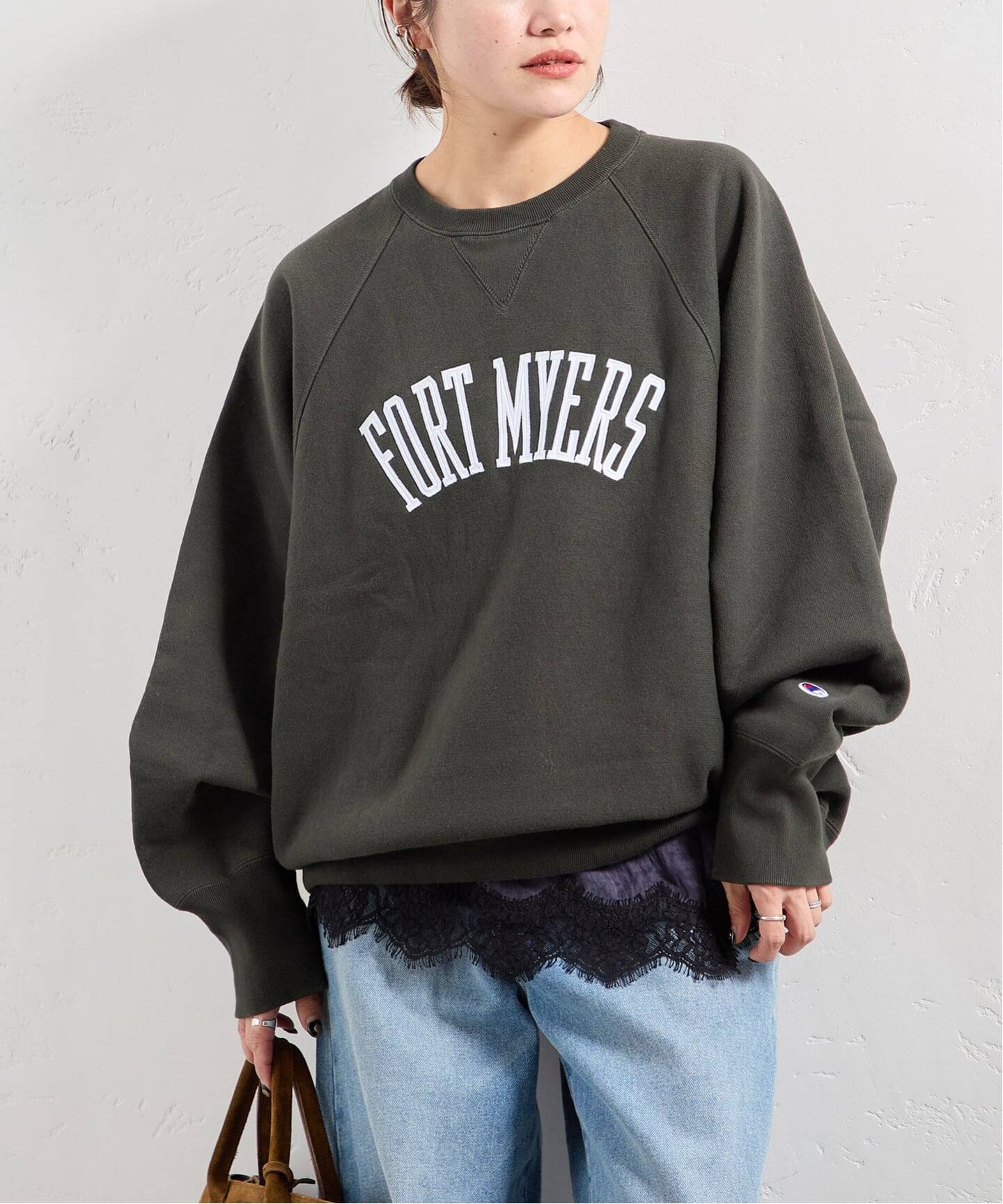 JOURNAL STANDARD 別注チャンピオン　ワッペン付きスウェット 予約》別注【CHAMPION/チャンピオン】for JS ワッペンツキ