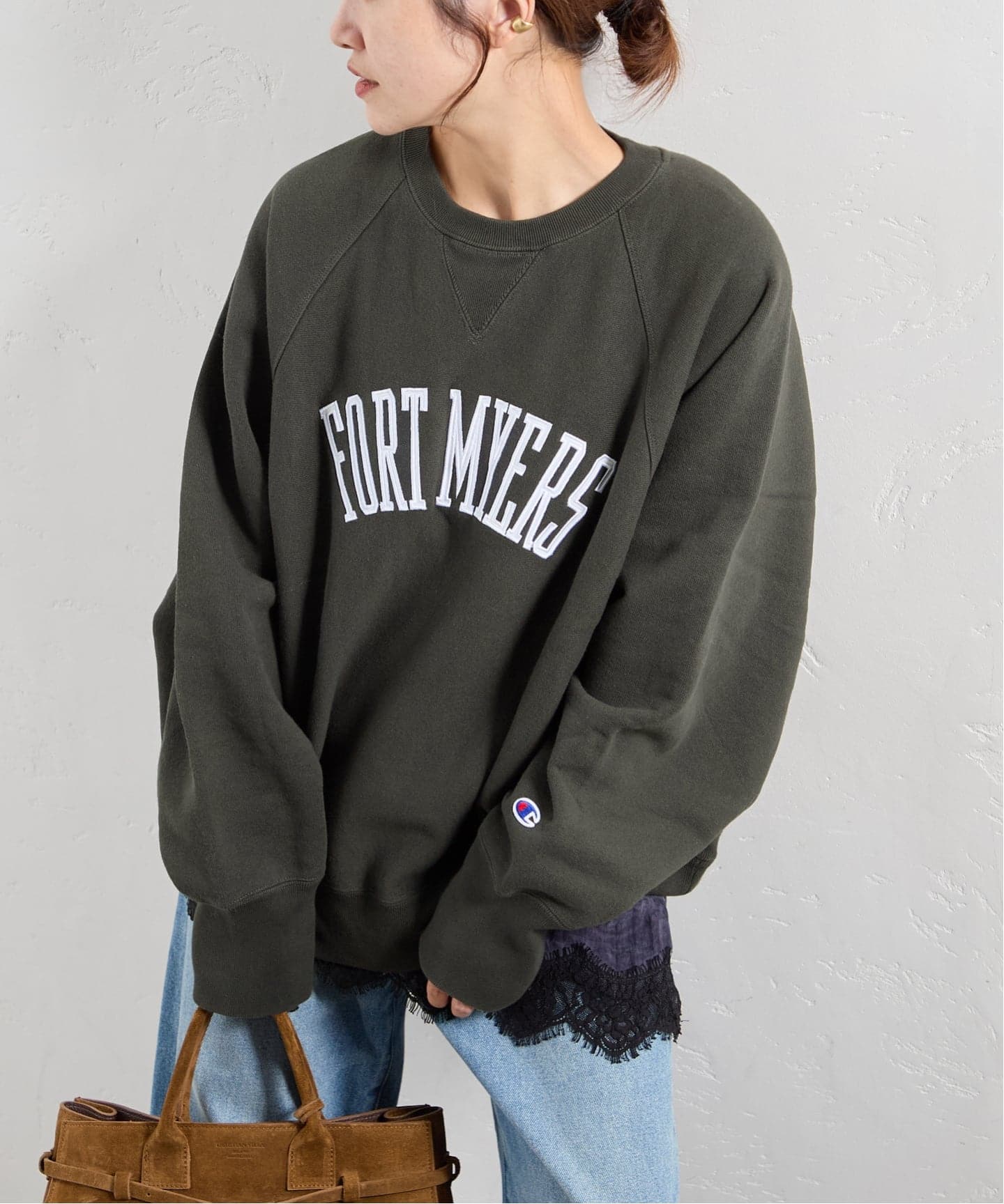 予約》別注【CHAMPION/チャンピオン】for JS ワッペンツキ