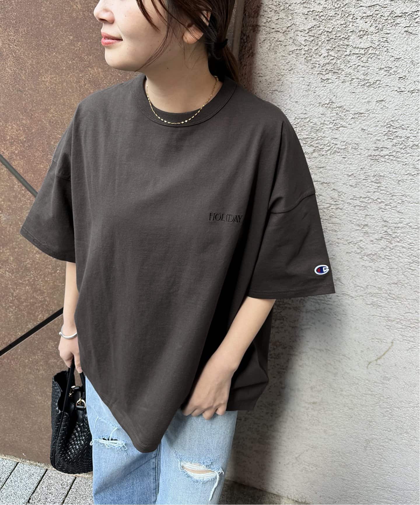 沸騰ブラドン 追加》【CHAMPION×JOURNAL Tシャツ（T HOLIDAY】 by STANDARD トップス