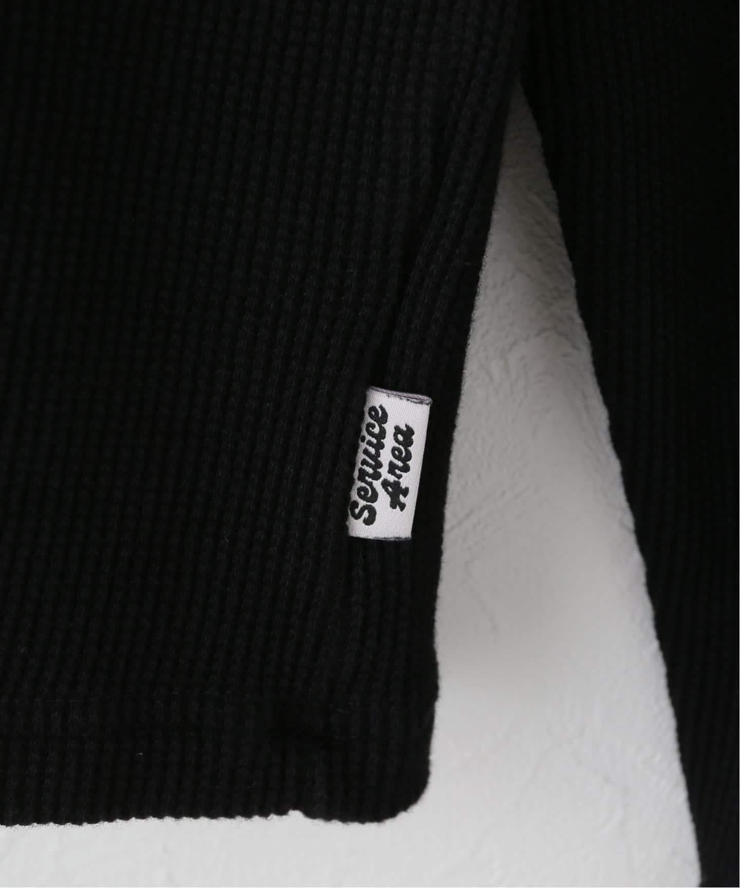 SERVICE AREA】 Paneled Waffle LS T-Shirt（Tシャツ／カットソー