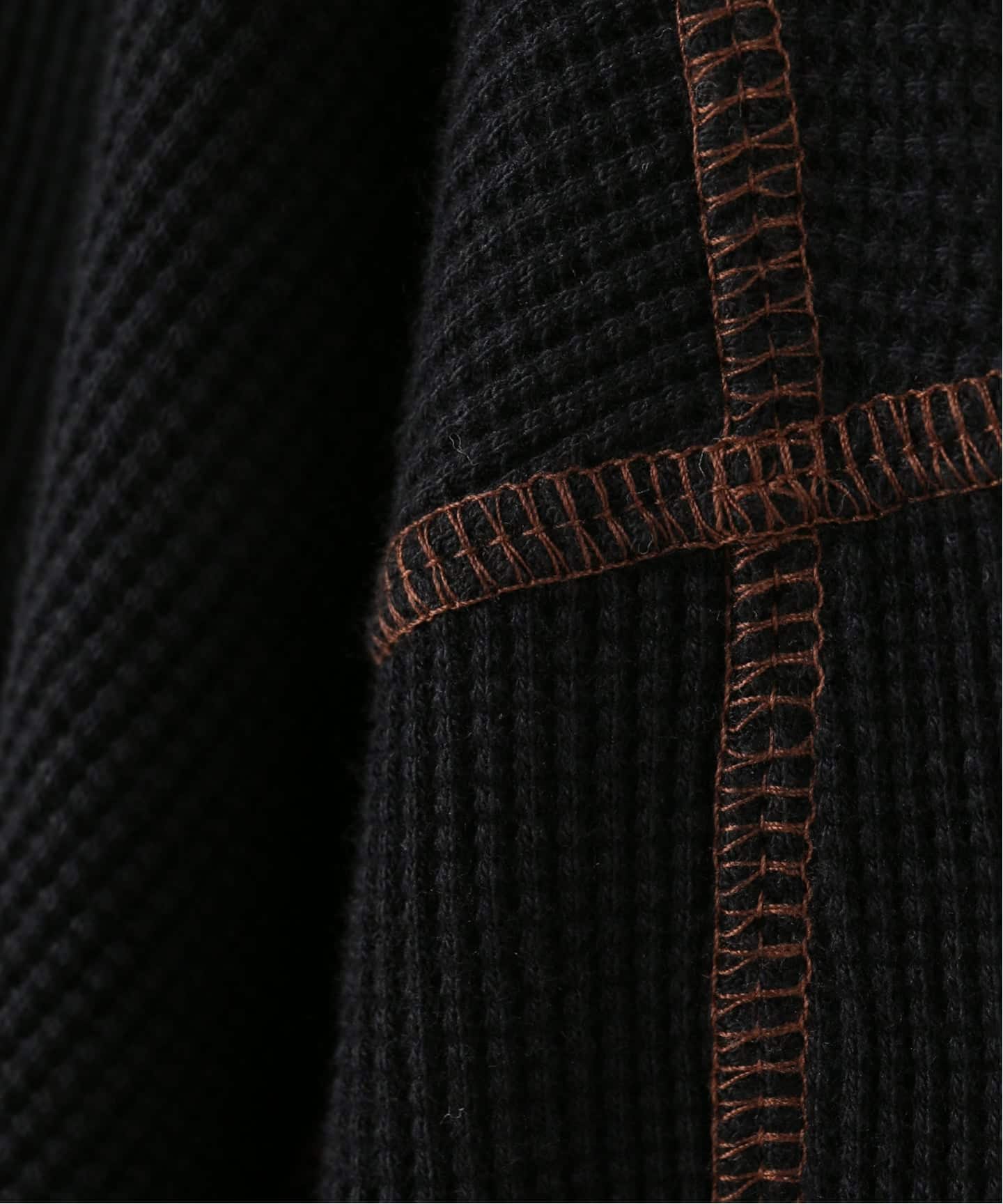 SERVICE AREA】 Paneled Waffle LS T-Shirt（Tシャツ／カットソー