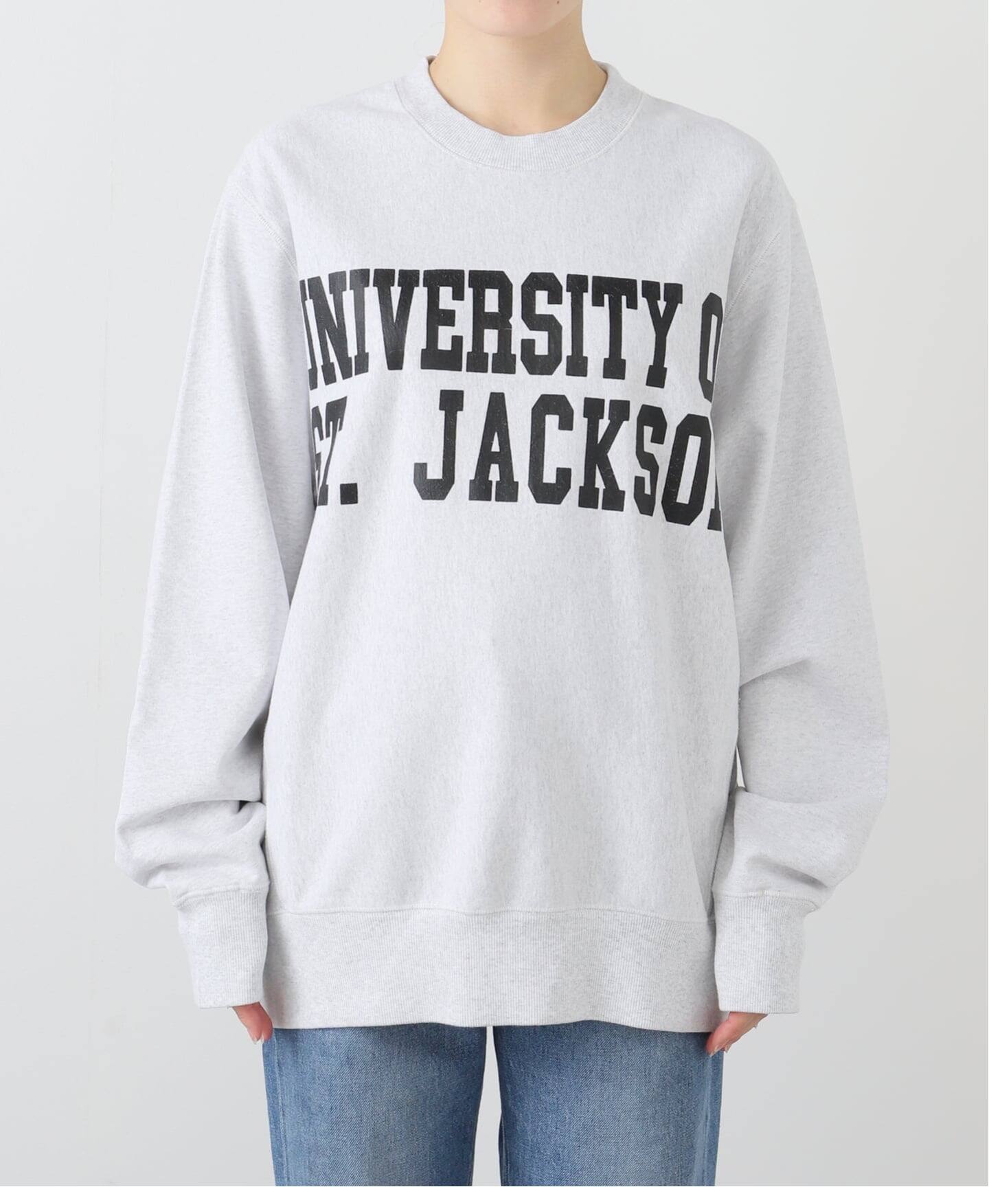 レア新品未使用Jackson Matisse グレー CAIロゴ スウェット JACKSON MATISSE】 UNIVERSITY OF ST.JACKSON（スウェット）｜JOURNAL