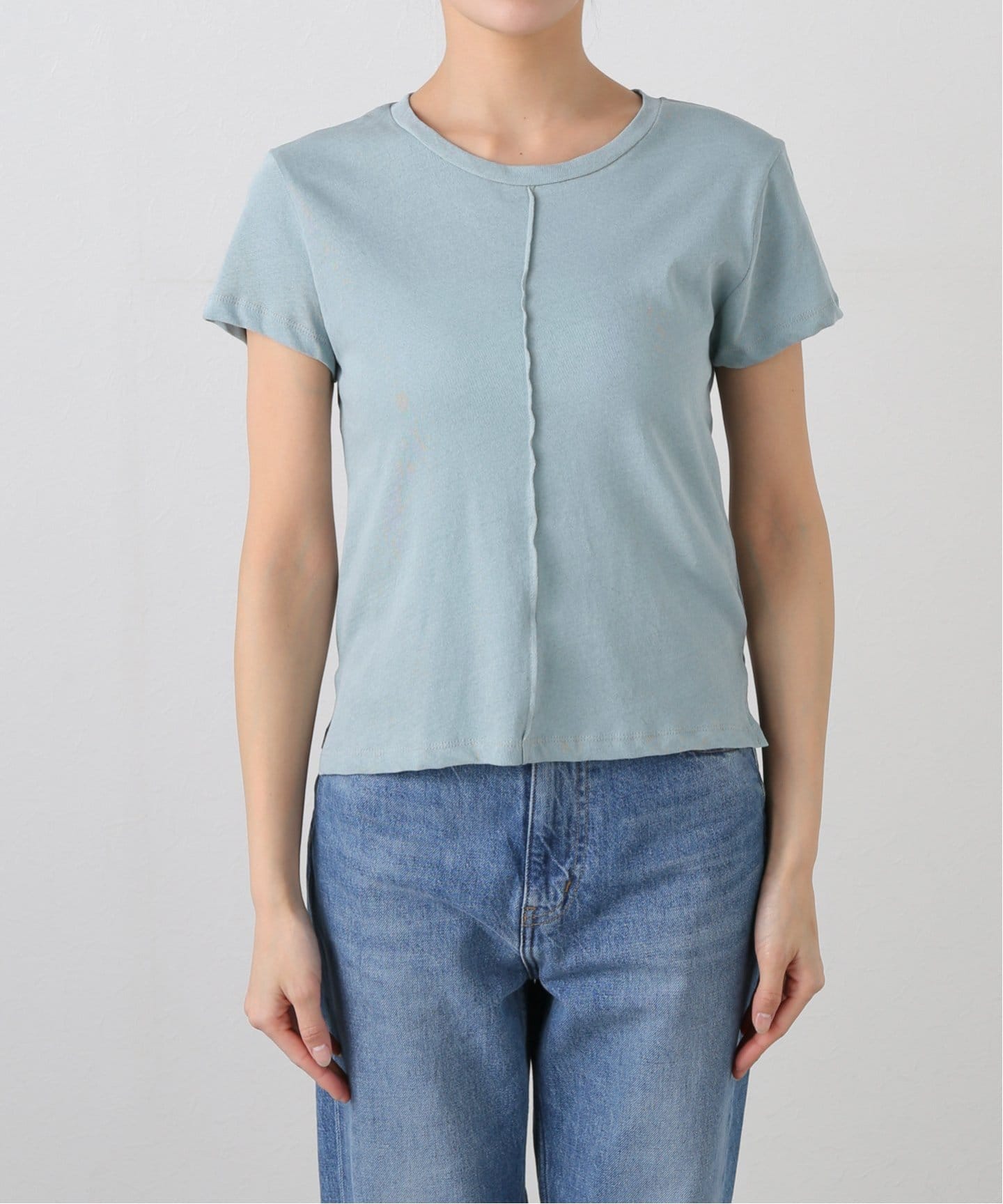 tシャツ 「VERSO/ヴェルソ」Cotton Pigment T レディース VERSO/ヴェルソ】Cotton Pigment T（Tシャツ／カットソー