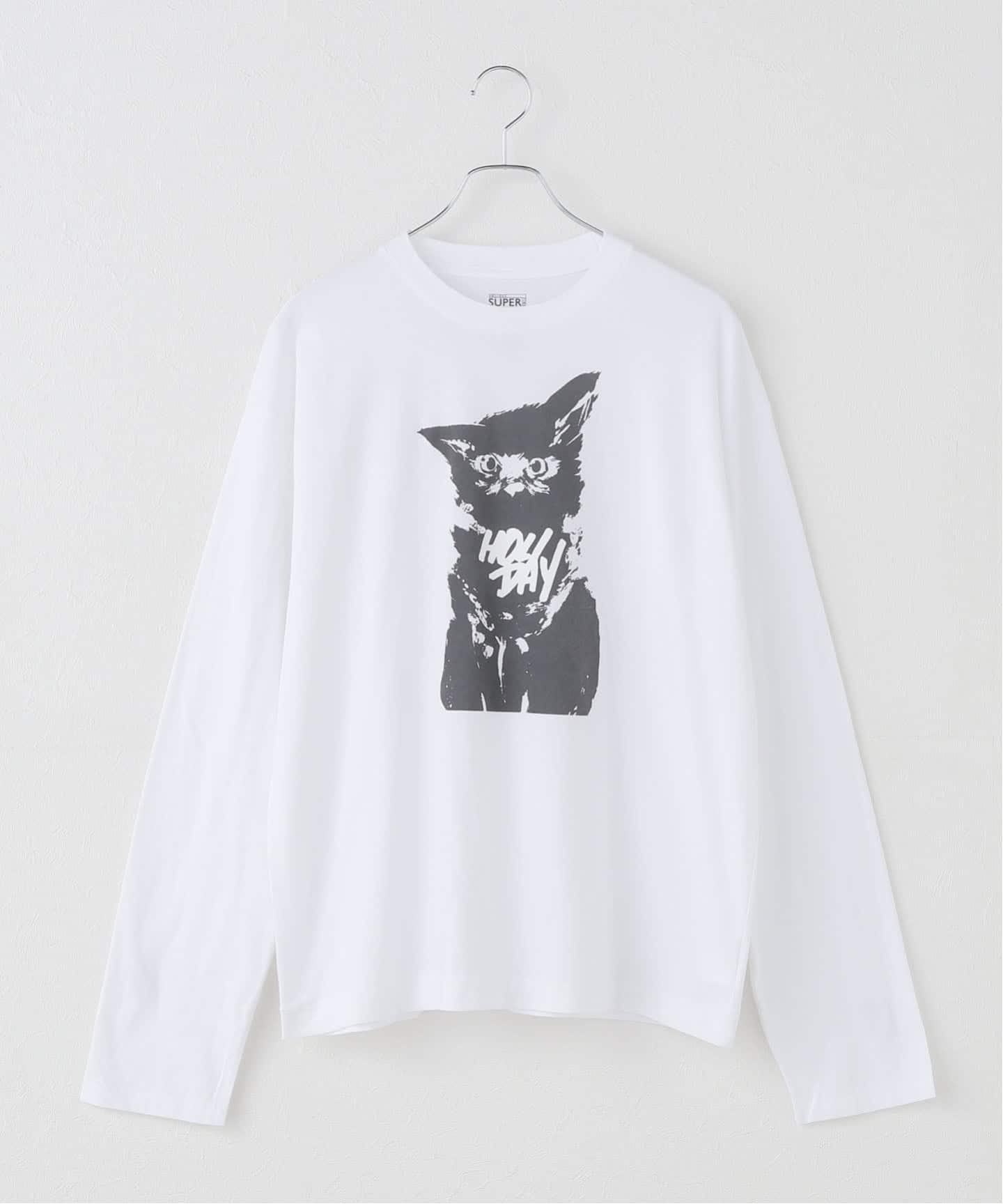 HOLIDAY/ホリデイ】SUPER FINE L/S T-SHIRT(NEKO)（Tシャツ