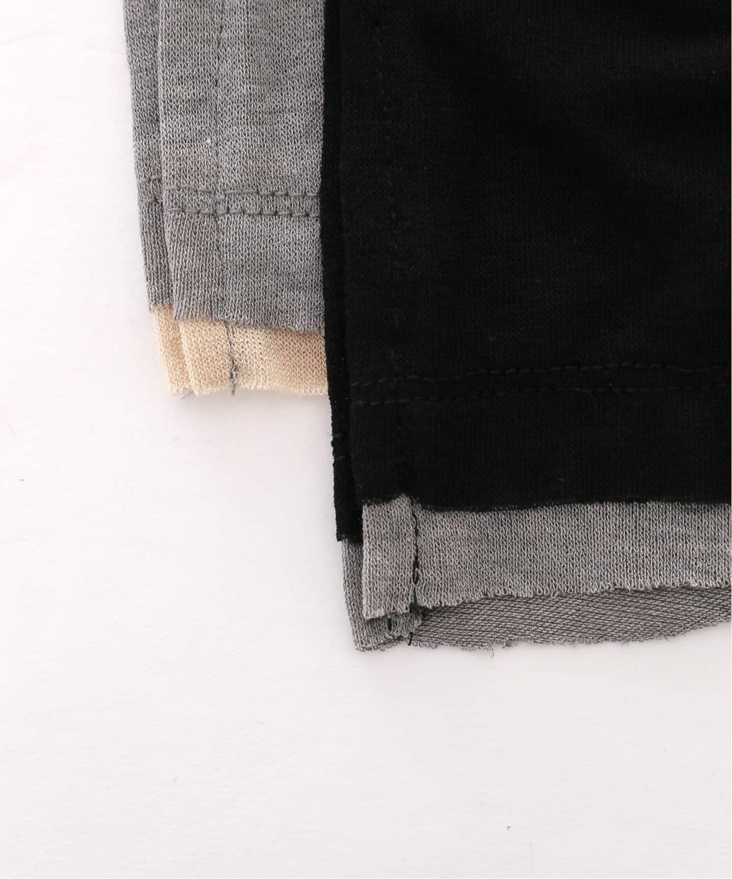 VERSO/ヴェルソ】 Color Blocked L/S T（Tシャツ／カットソー