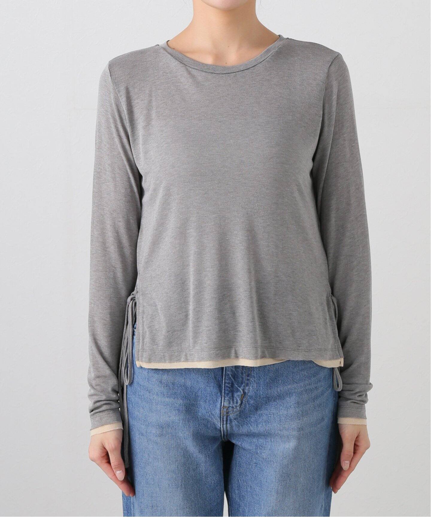 VERSO/ヴェルソ】 Color Blocked L/S T（Tシャツ／カットソー