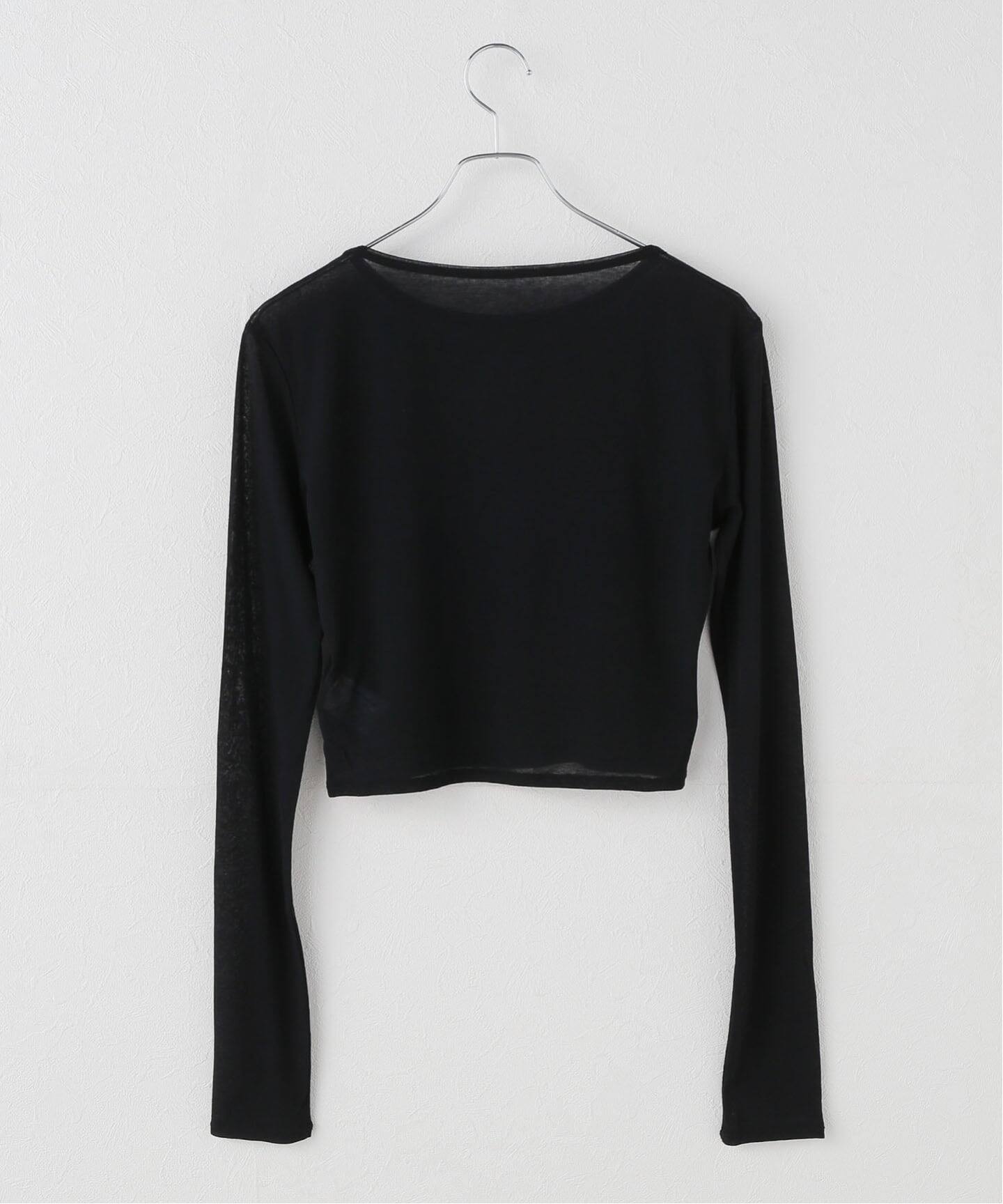 TU ES MON TRESOR/トゥ エ モン トレゾア】 Crew Neck Cropped Top（T