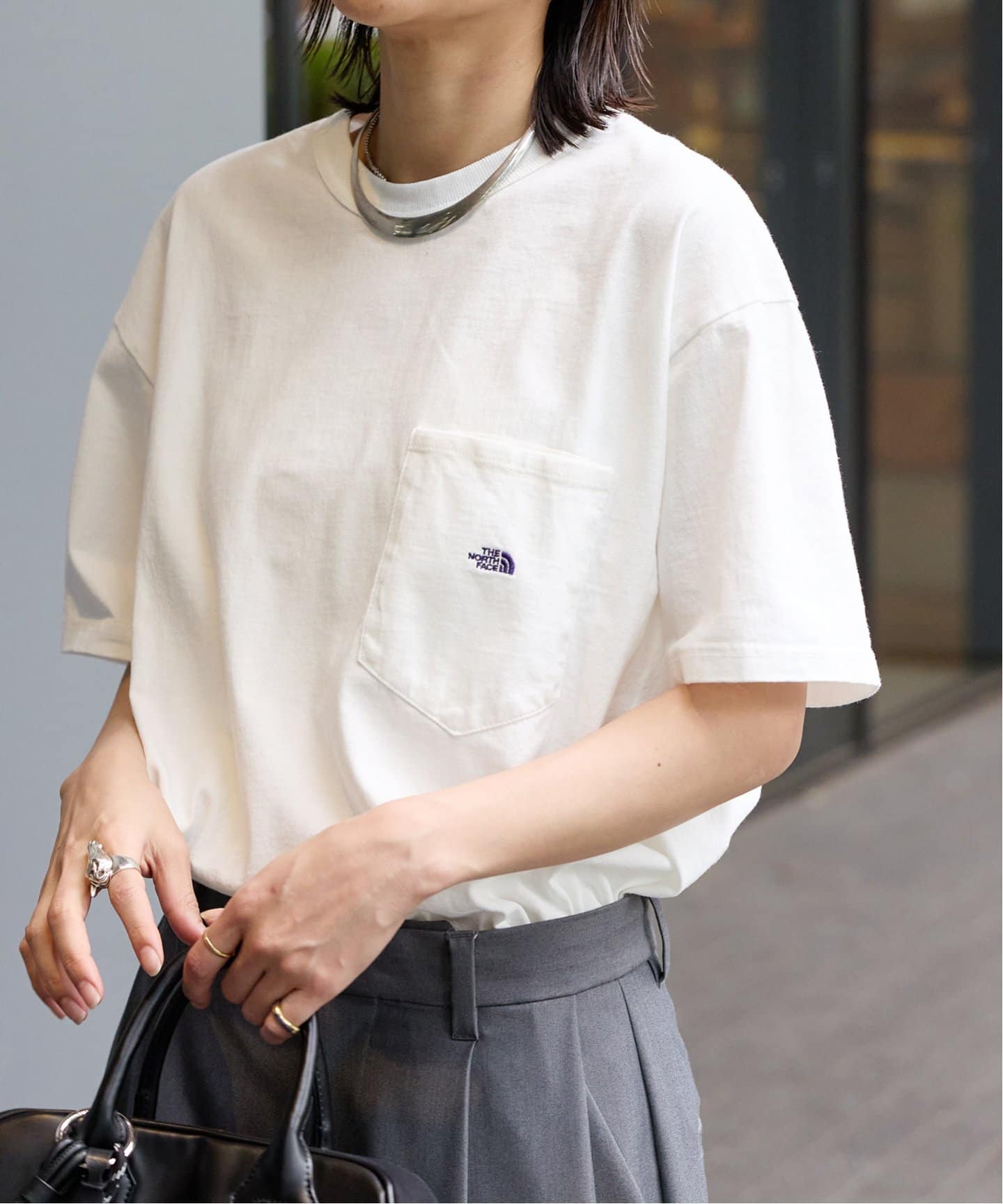 THE NORTH FACE PURPLE LABEL】7OZ POCKET TEE（Tシャツ