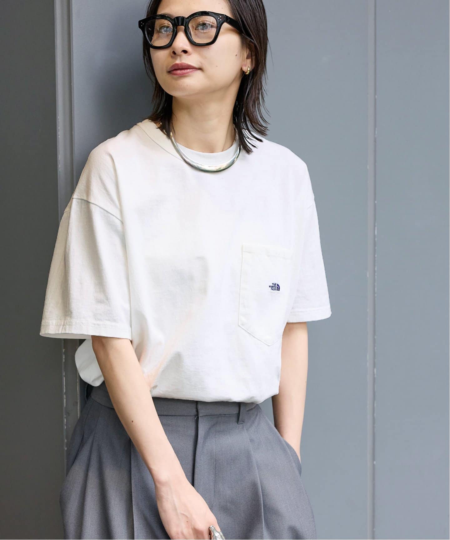 THE NORTH FACE PURPLE LABEL】7OZ POCKET TEE（Tシャツ