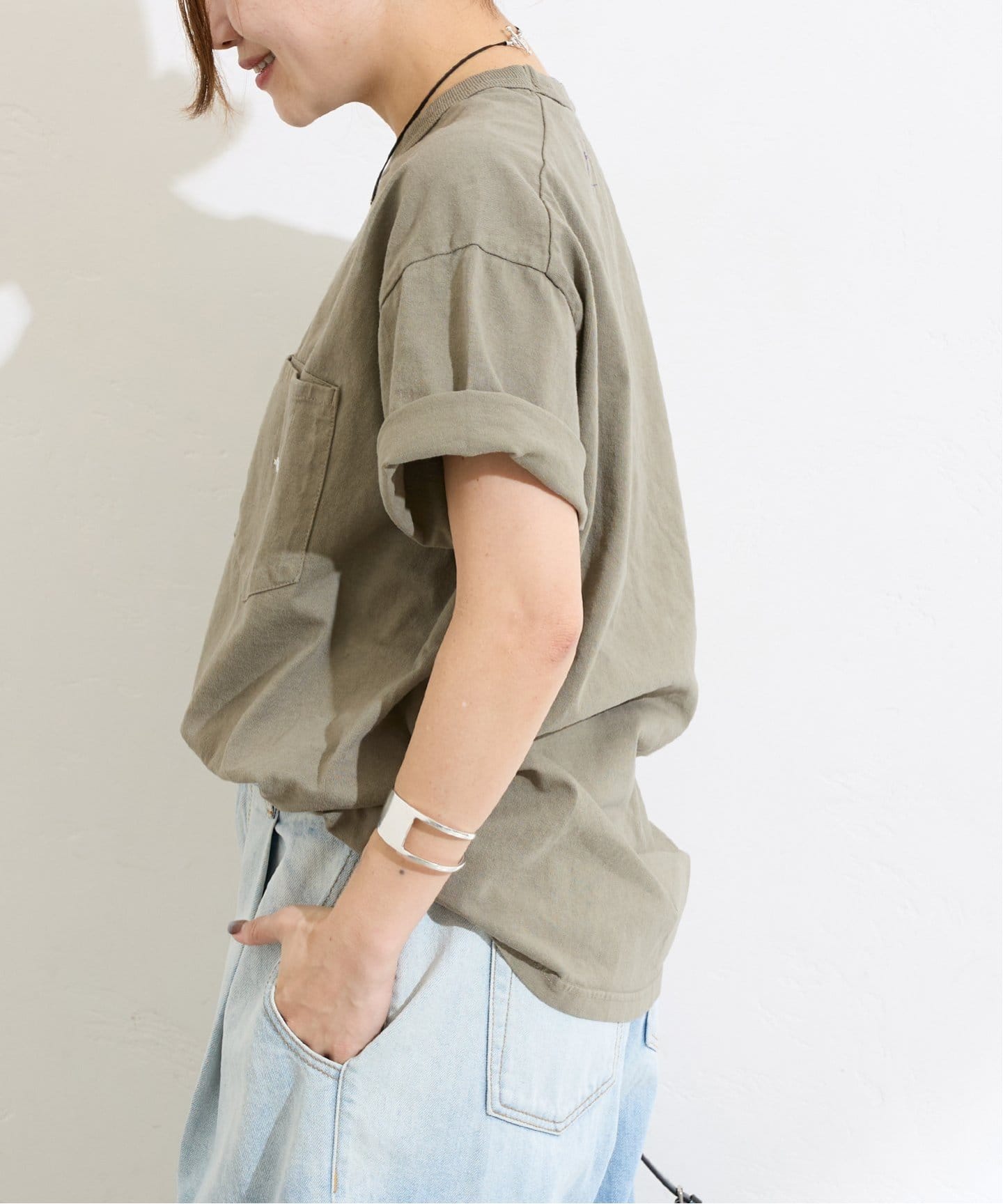 ジャーナルスタンダード　THE NORTH FACE 7OZ POCKET THE NORTH FACE PURPLE LABEL】7OZ POCKET TEE（Tシャツ