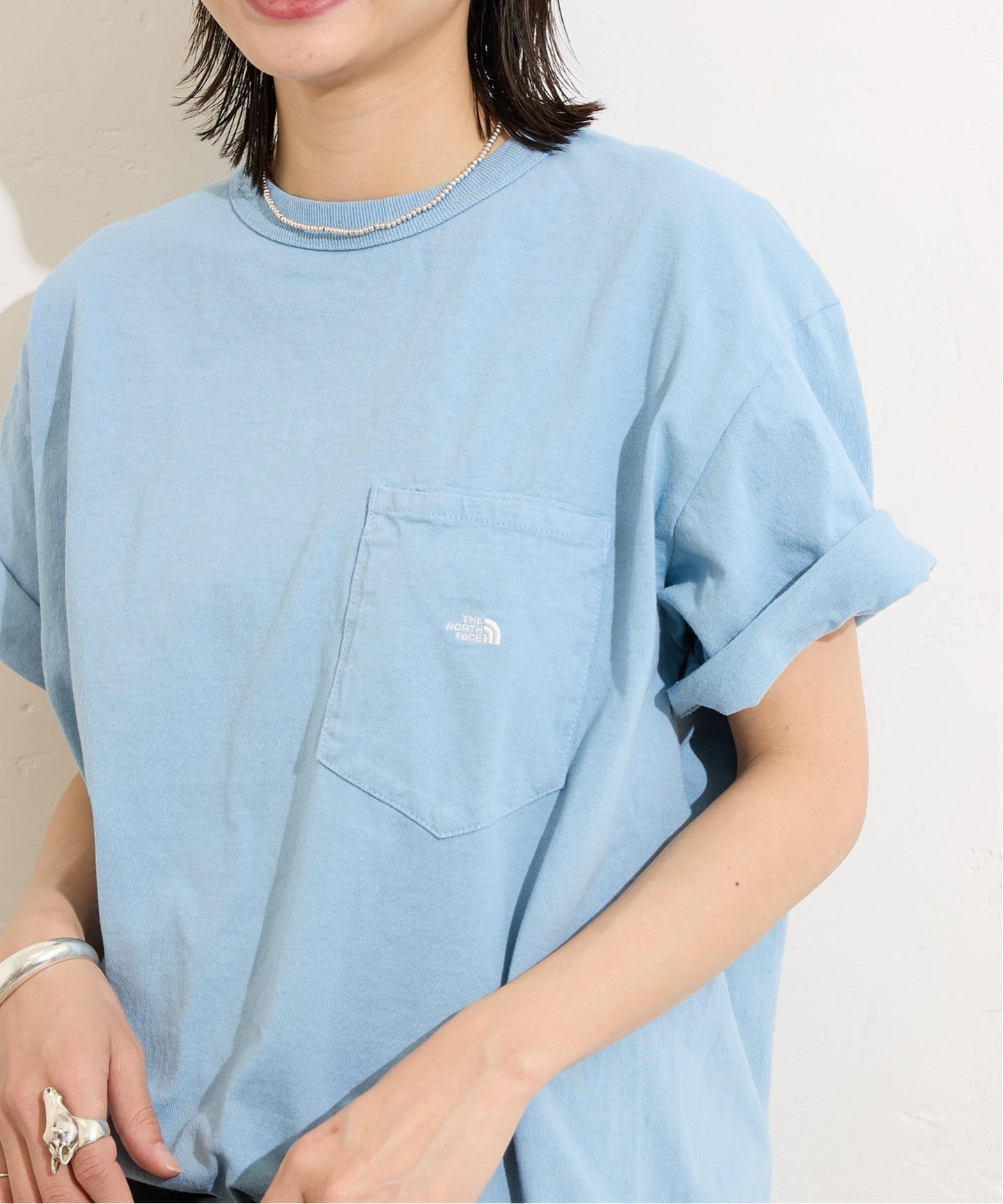 ジャーナルスタンダード　THE NORTH FACE 7OZ POCKET THE NORTH FACE PURPLE LABEL】7OZ POCKET TEE（Tシャツ