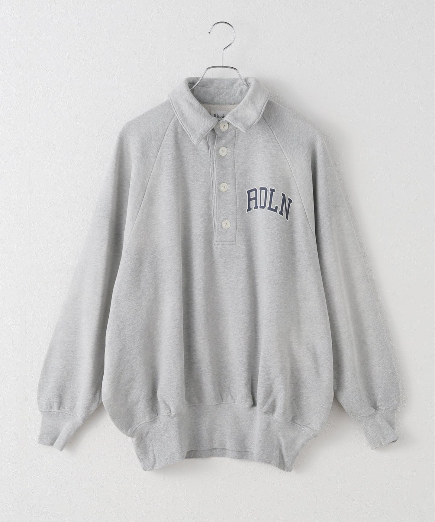RHODOLIRION /ロドリリオン】Logotype Polo Sweatshirts（スウェット
