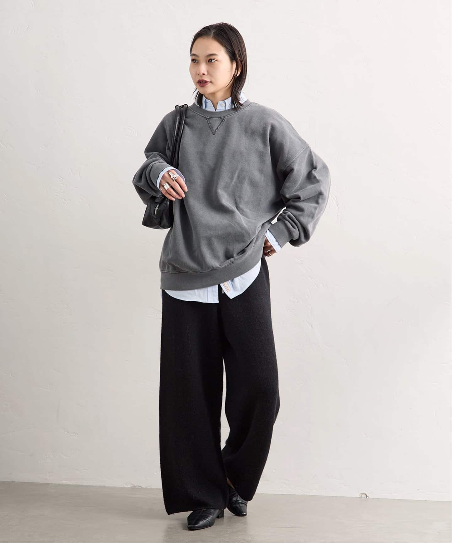 美品 完売品 JOURNAL STANDARD ガゼットオーバーFITスウェット STAR＆STRIPE】 ガゼットツキオーバーFITスウェット（スウェット